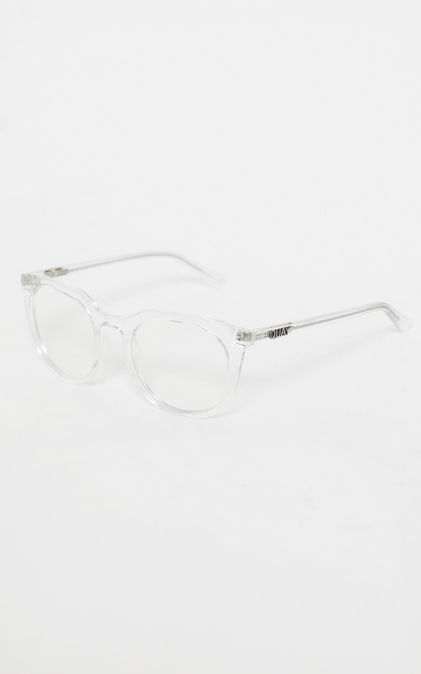 Quay - Scrollin Blue Light Glasses in Clear