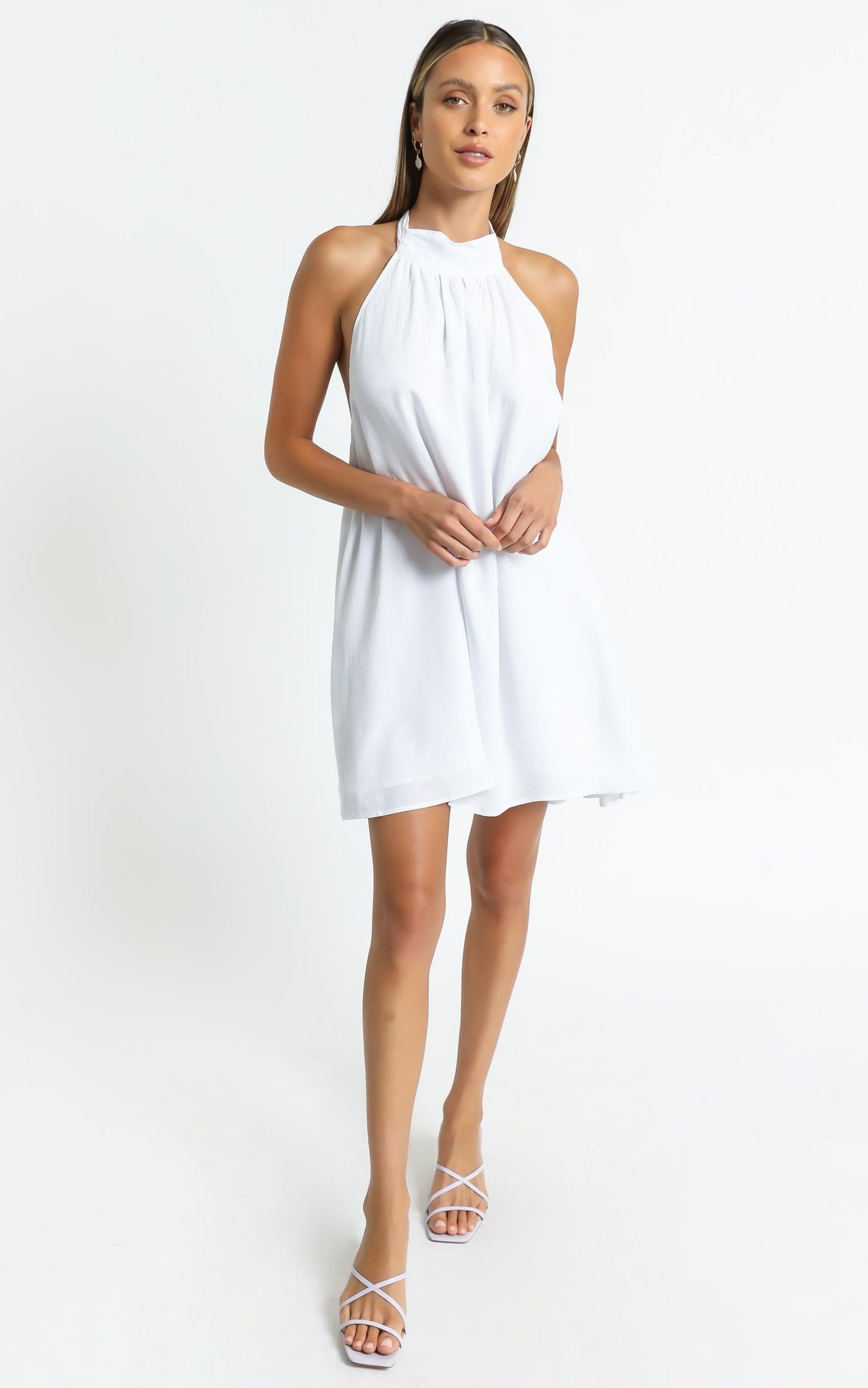 Meredith Dress in White