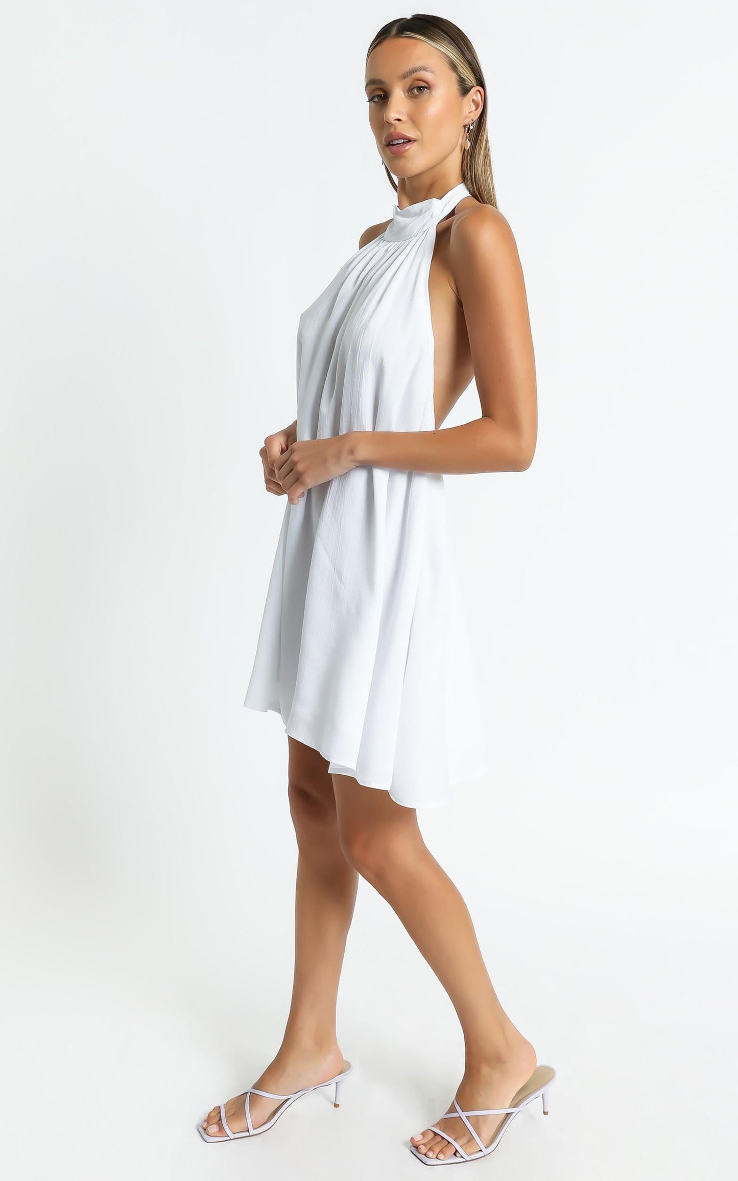 Meredith Dress in White