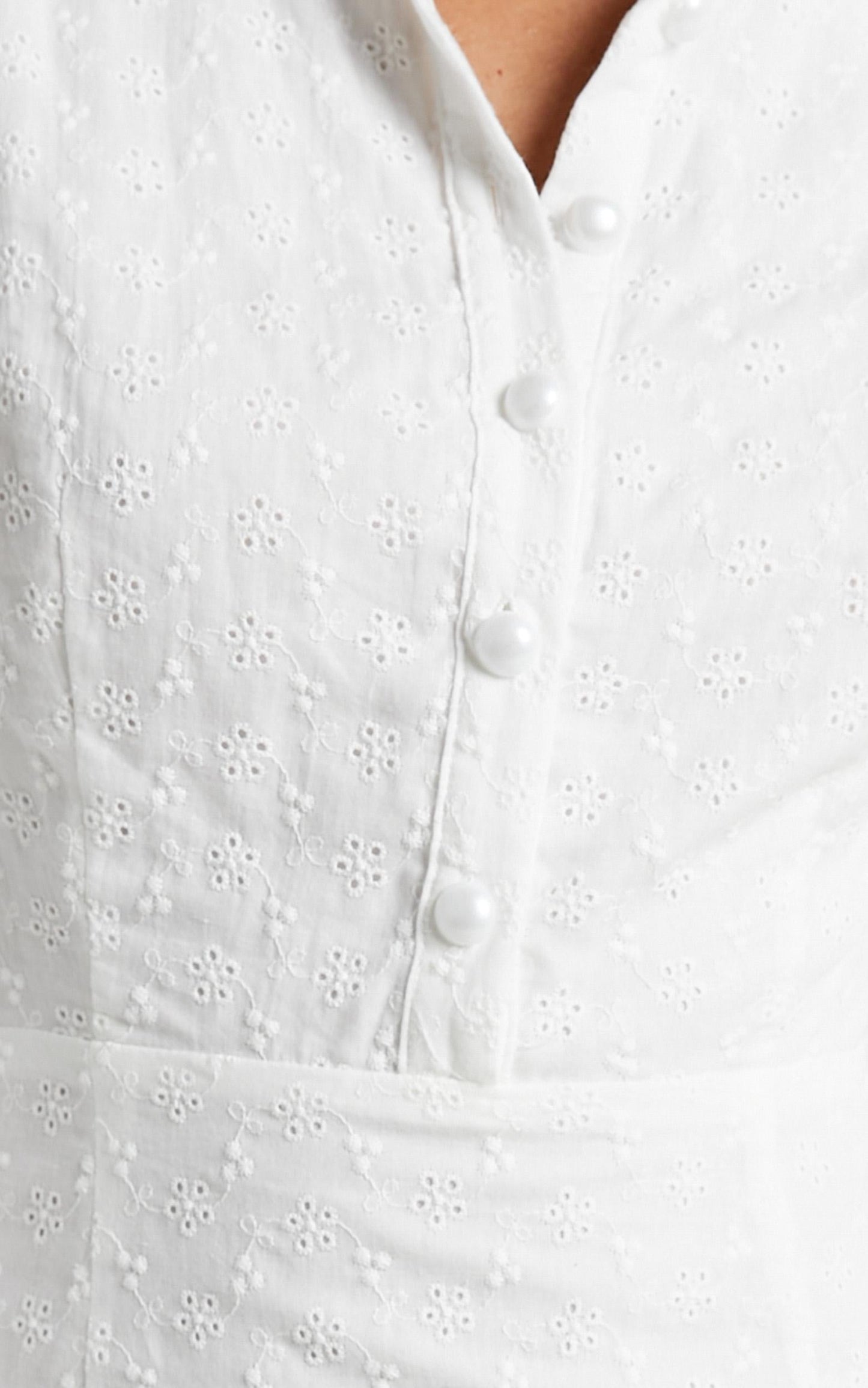 Carine Dress in White