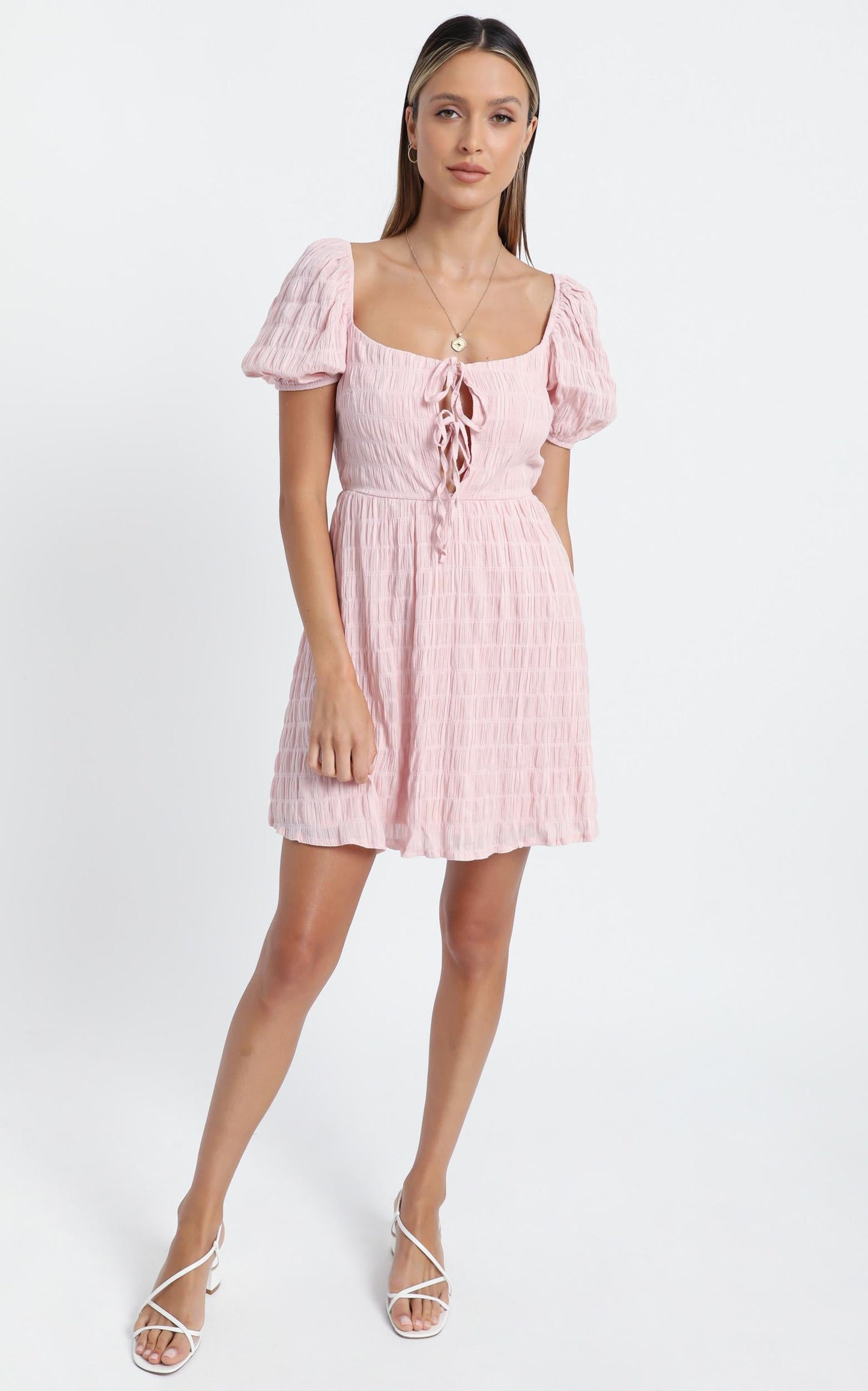 Mirabella Dress in Blush