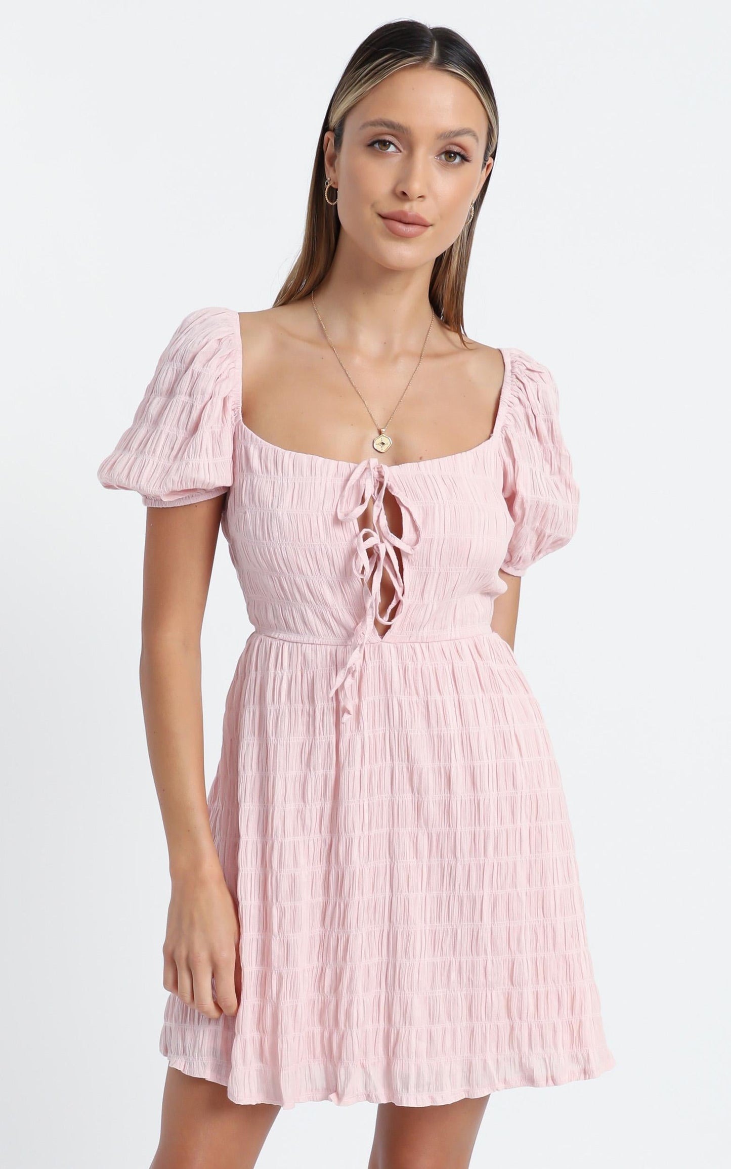 Mirabella Dress in Blush