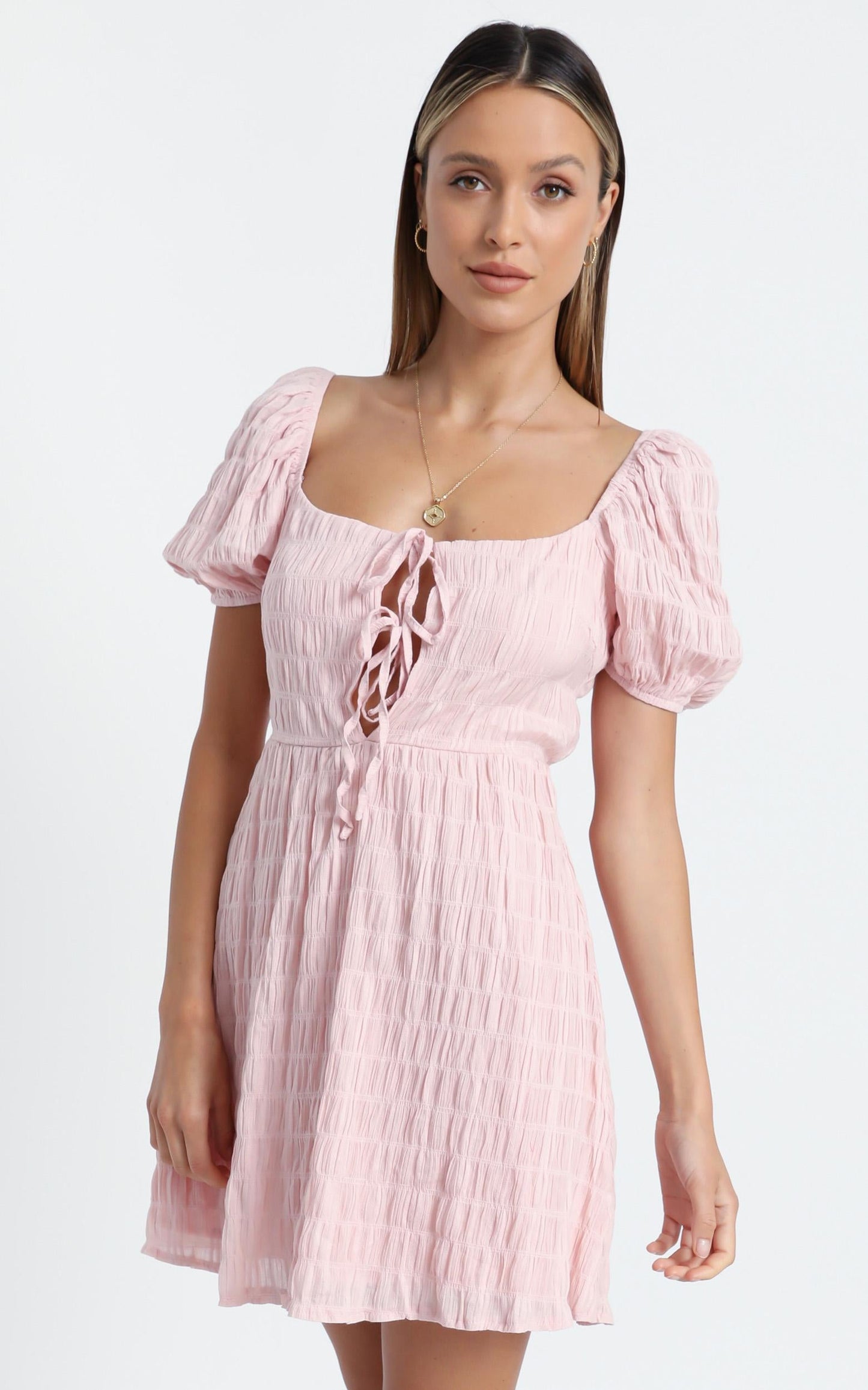Mirabella Dress in Blush