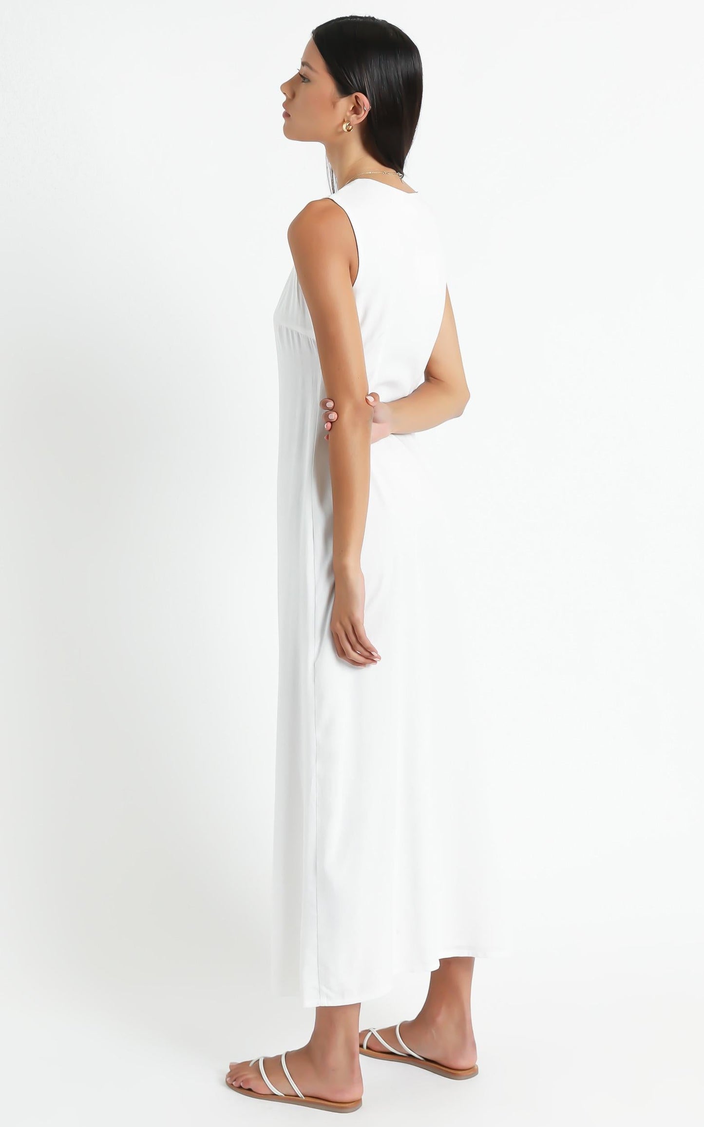 Izmir Midi Dress in White