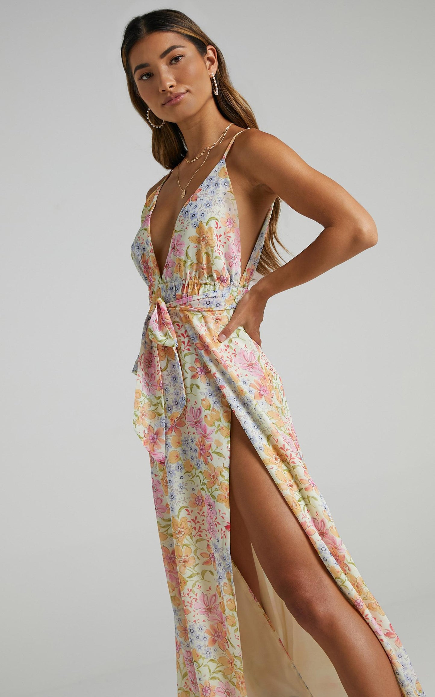 Imia Dress in Multi Floral
