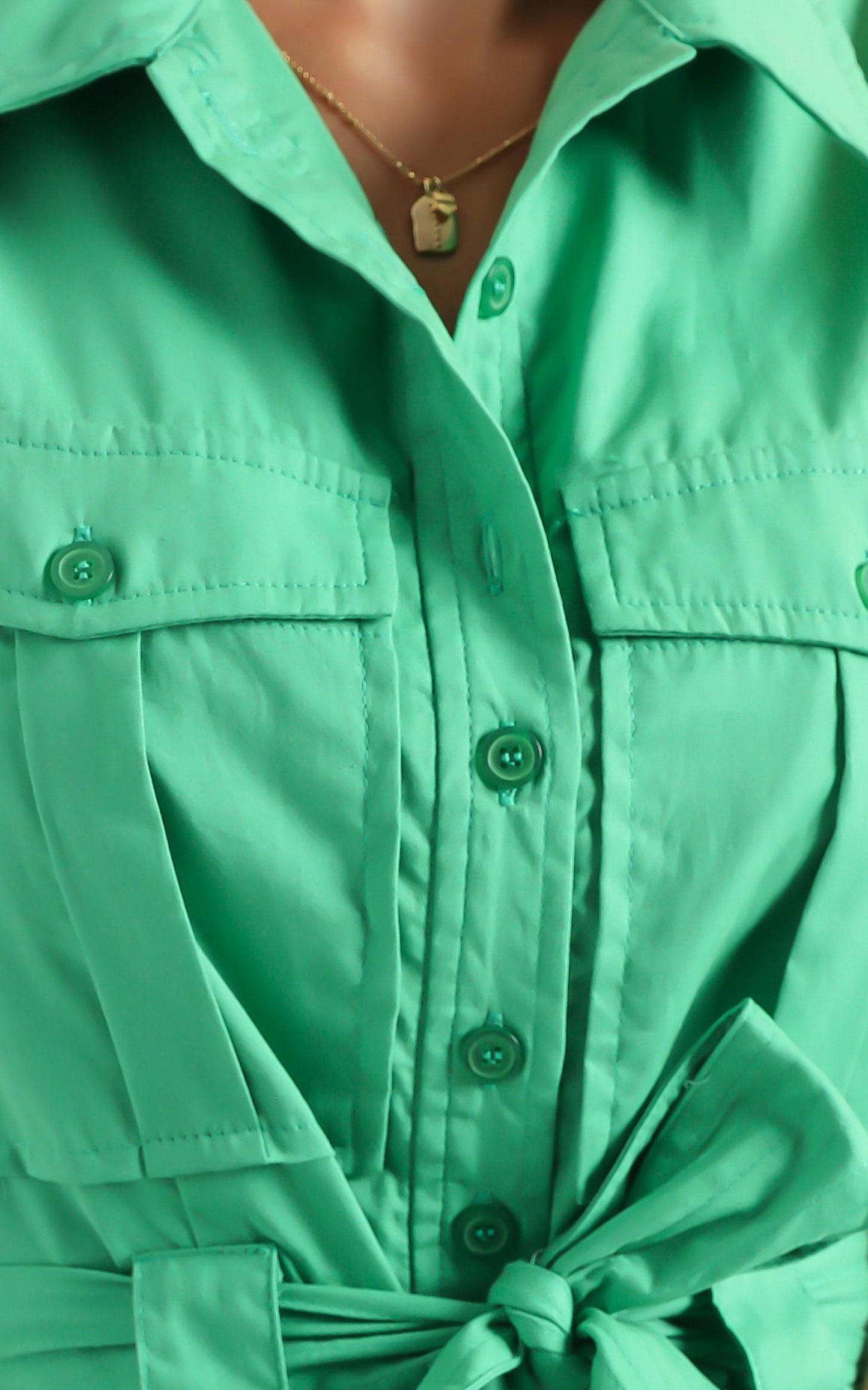 Turbina Dress in Green