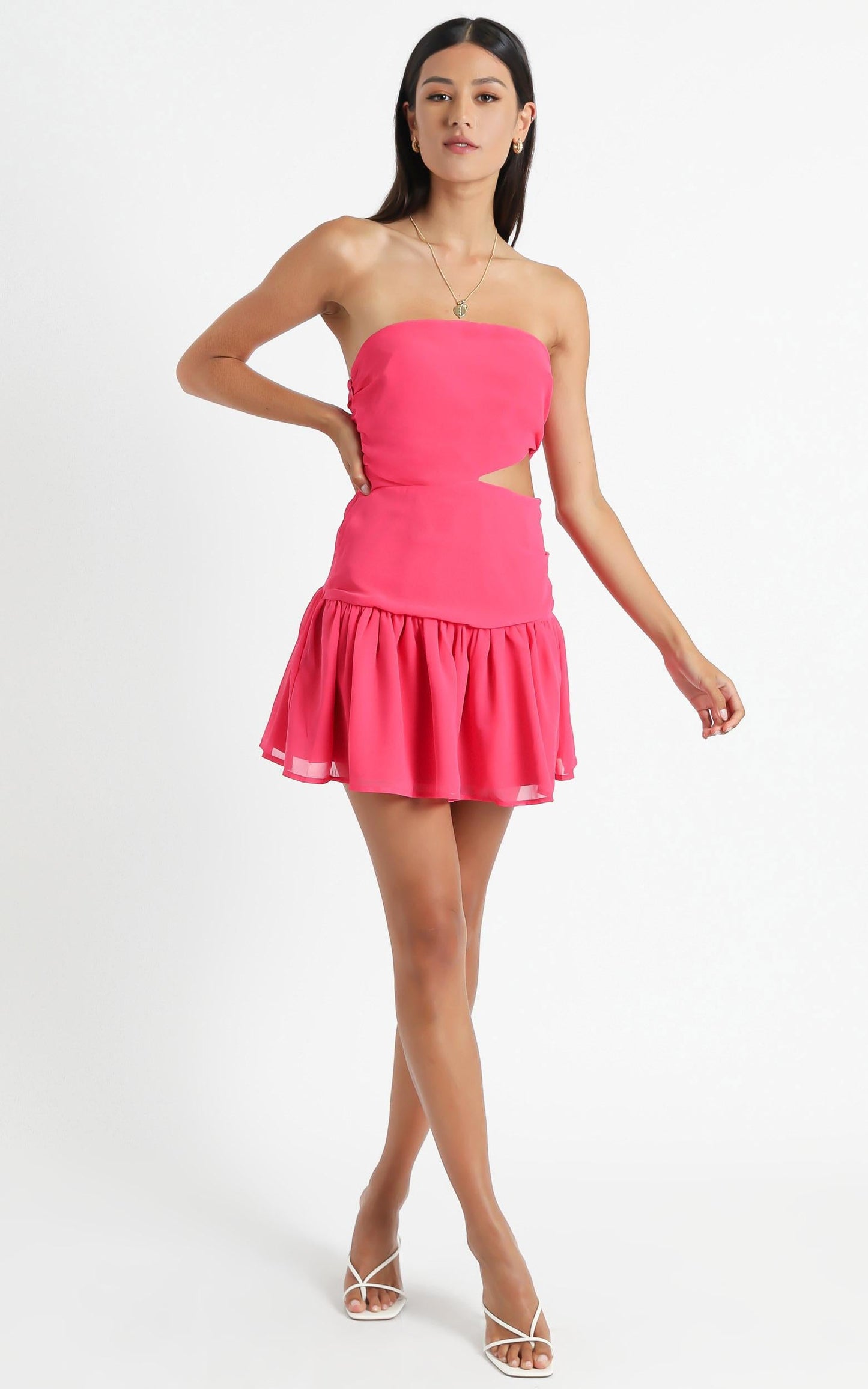 Sazerac Dress in Hot Pink