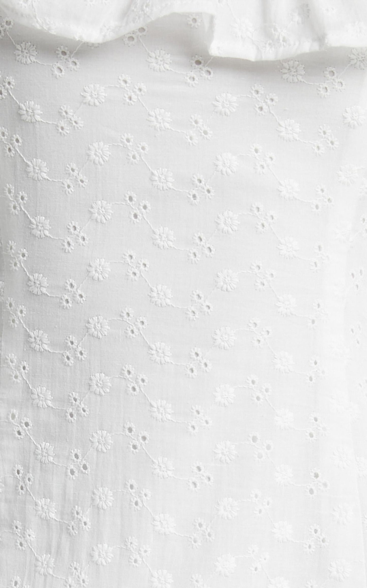 Banazir Dress in White Broderie