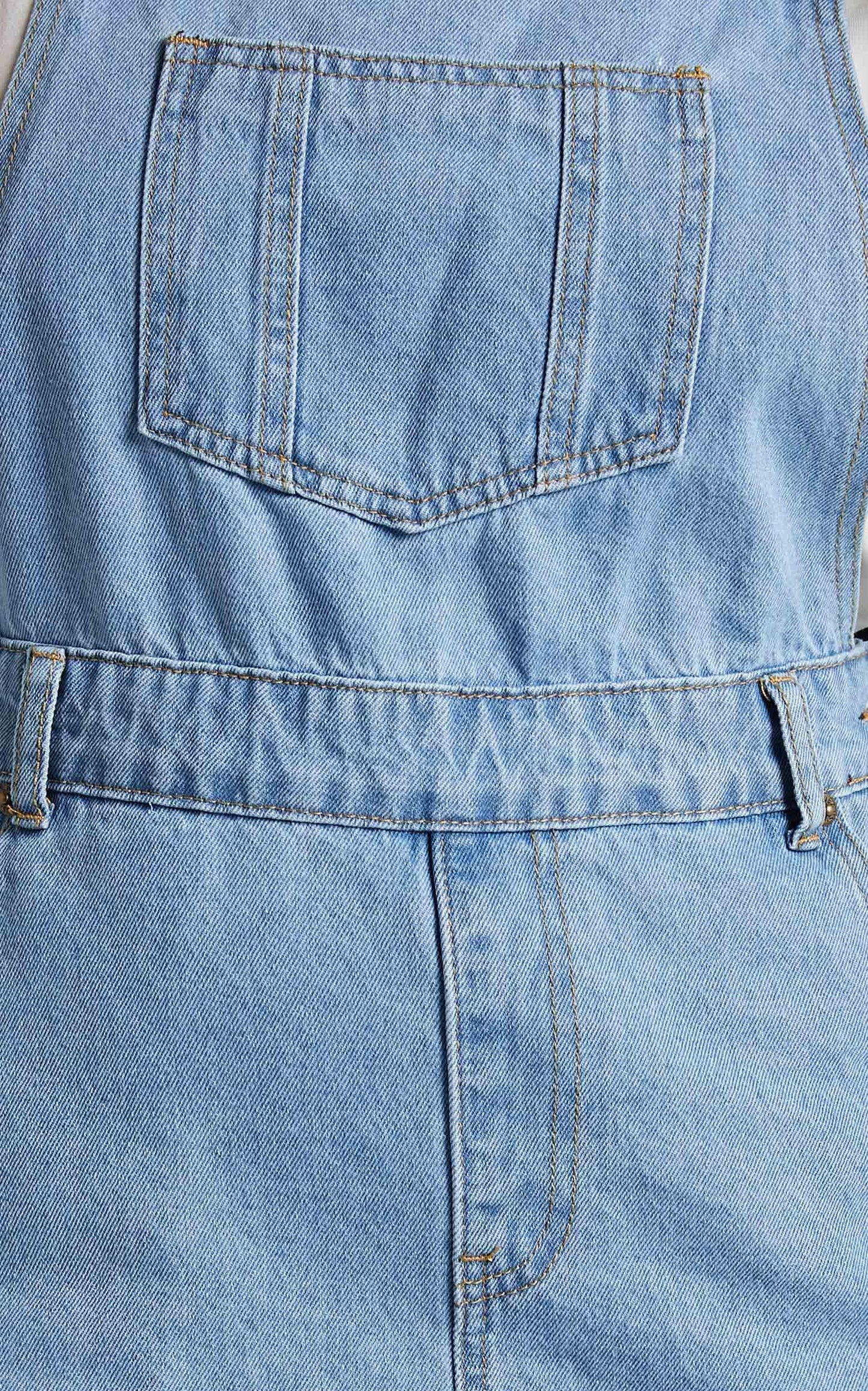 Talisha Pinafore in Blue Wash