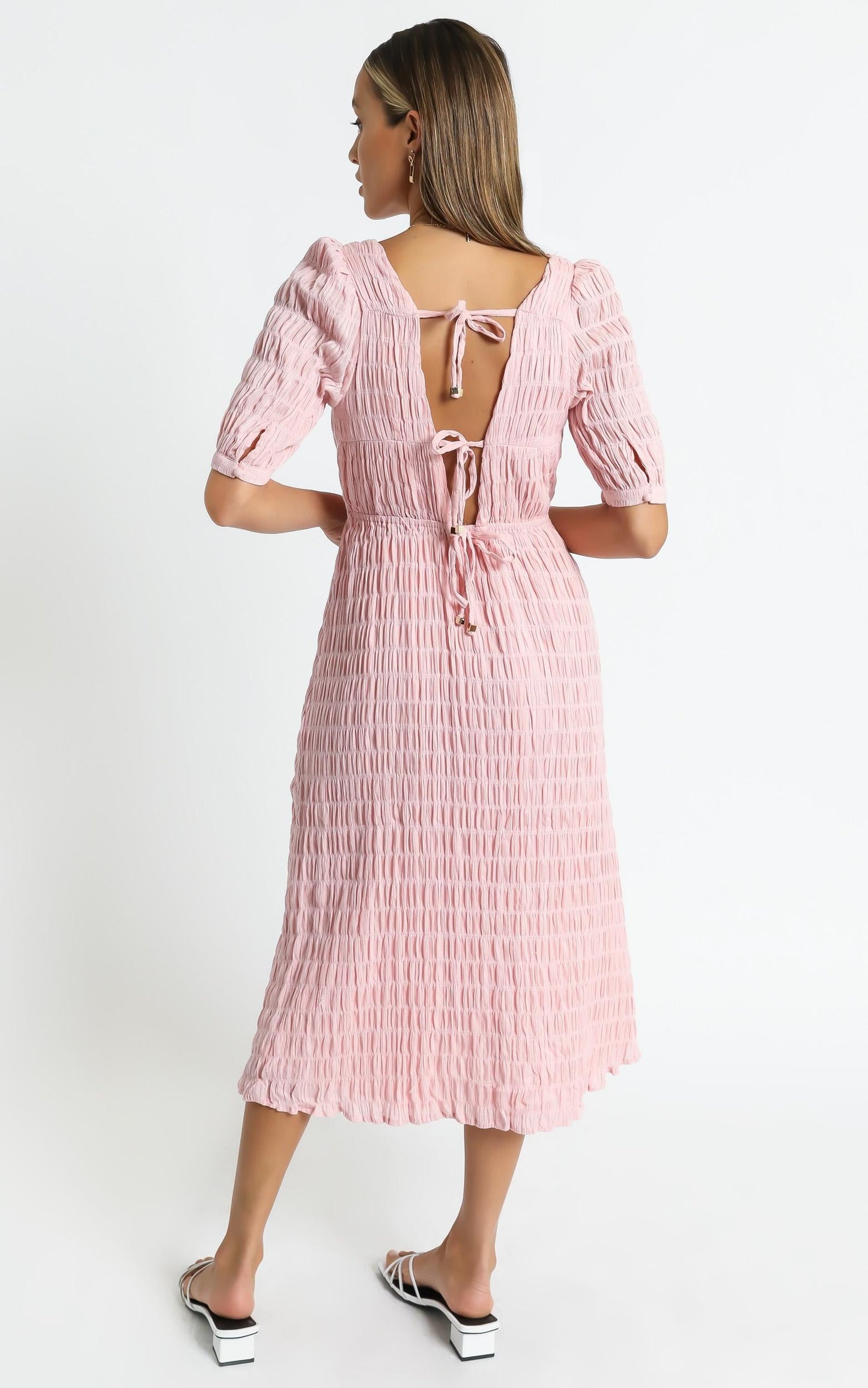 Marfa Dress in Blush