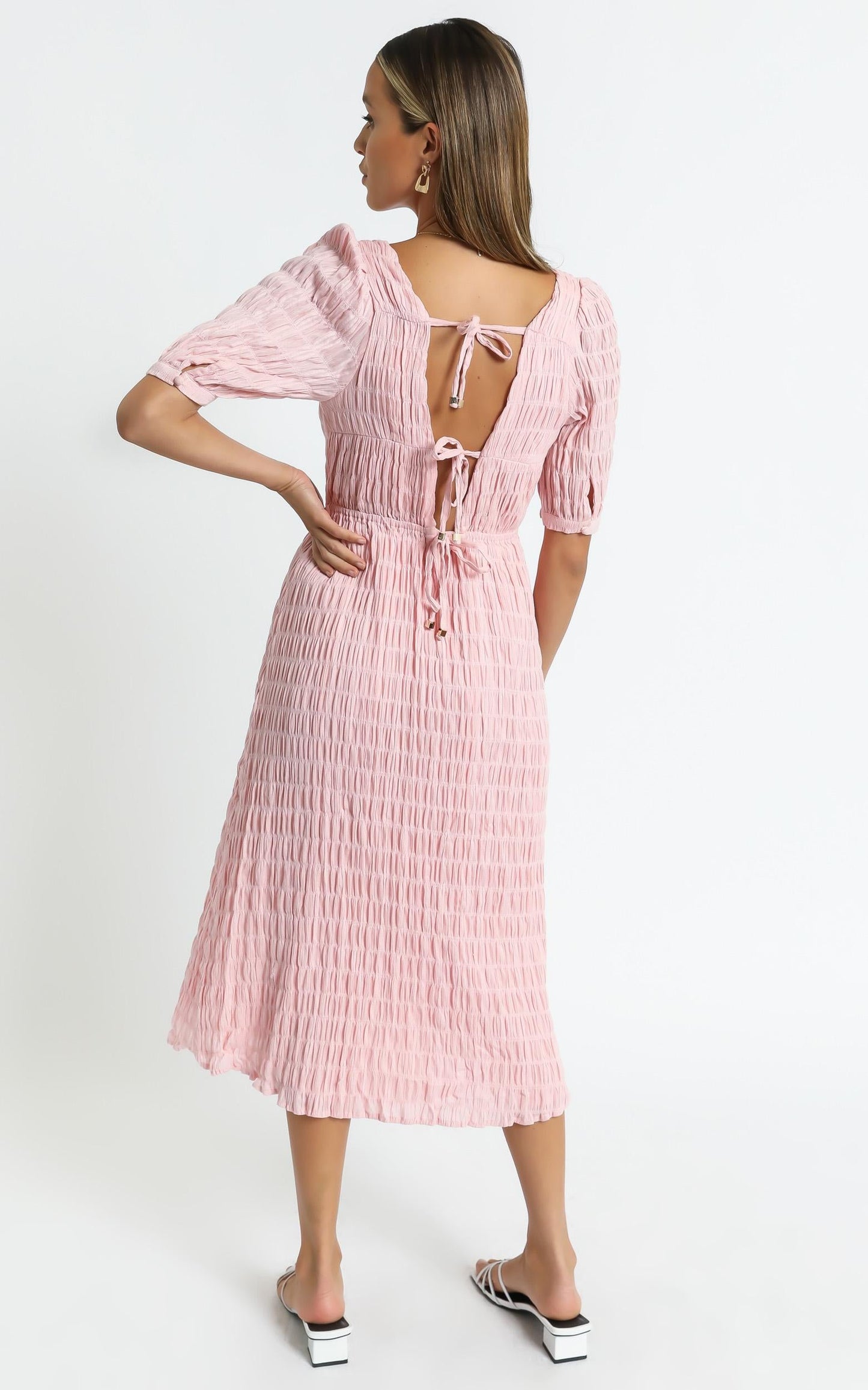 Marfa Dress in Blush