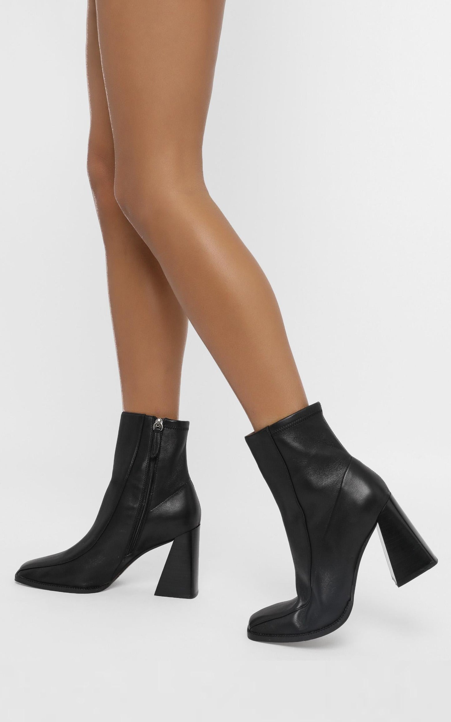Alias Mae - Tide Boots in Black Stretch Leather