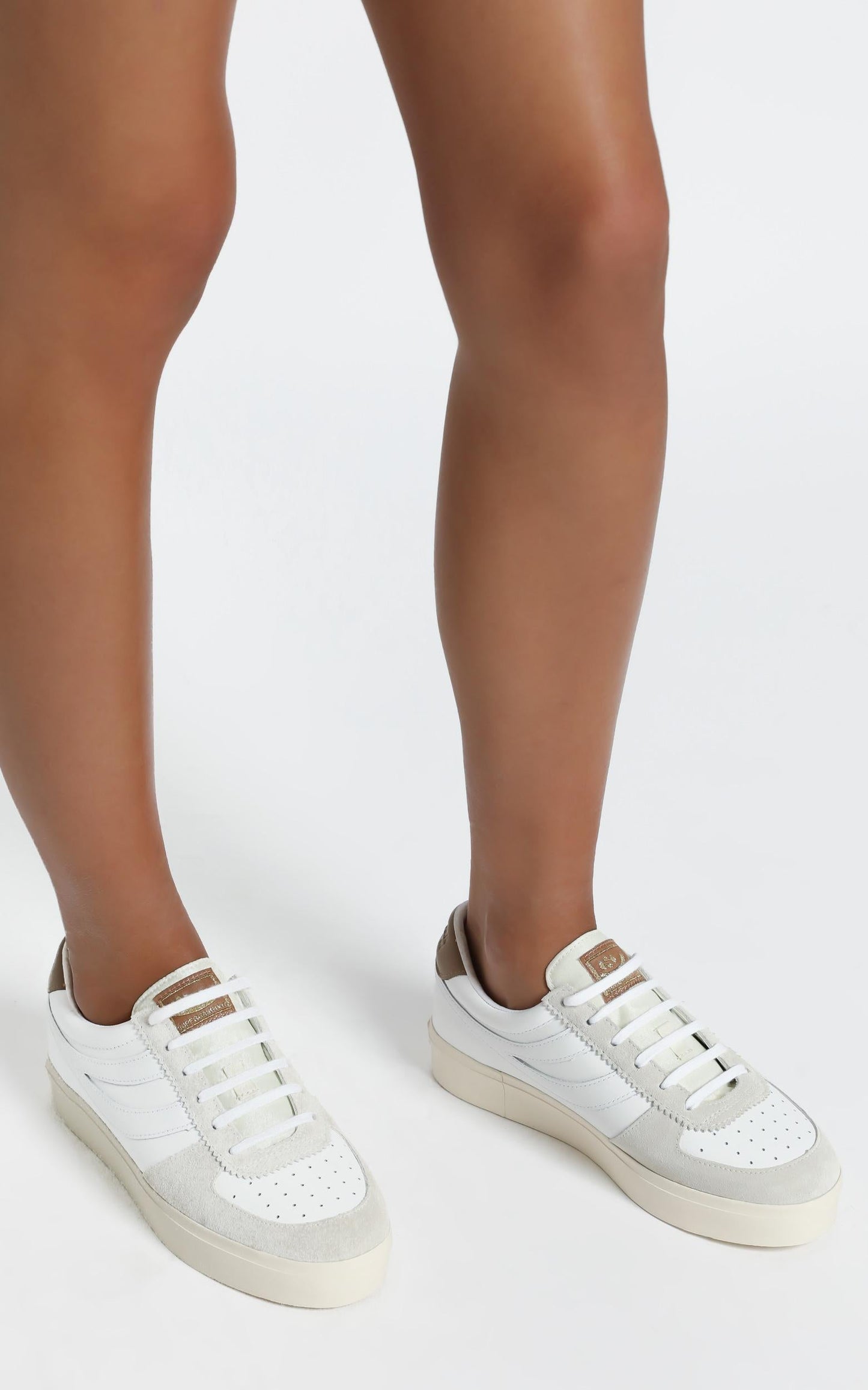 Superga - Seattle 3 Comflea Sneaker in white - brown dusty
