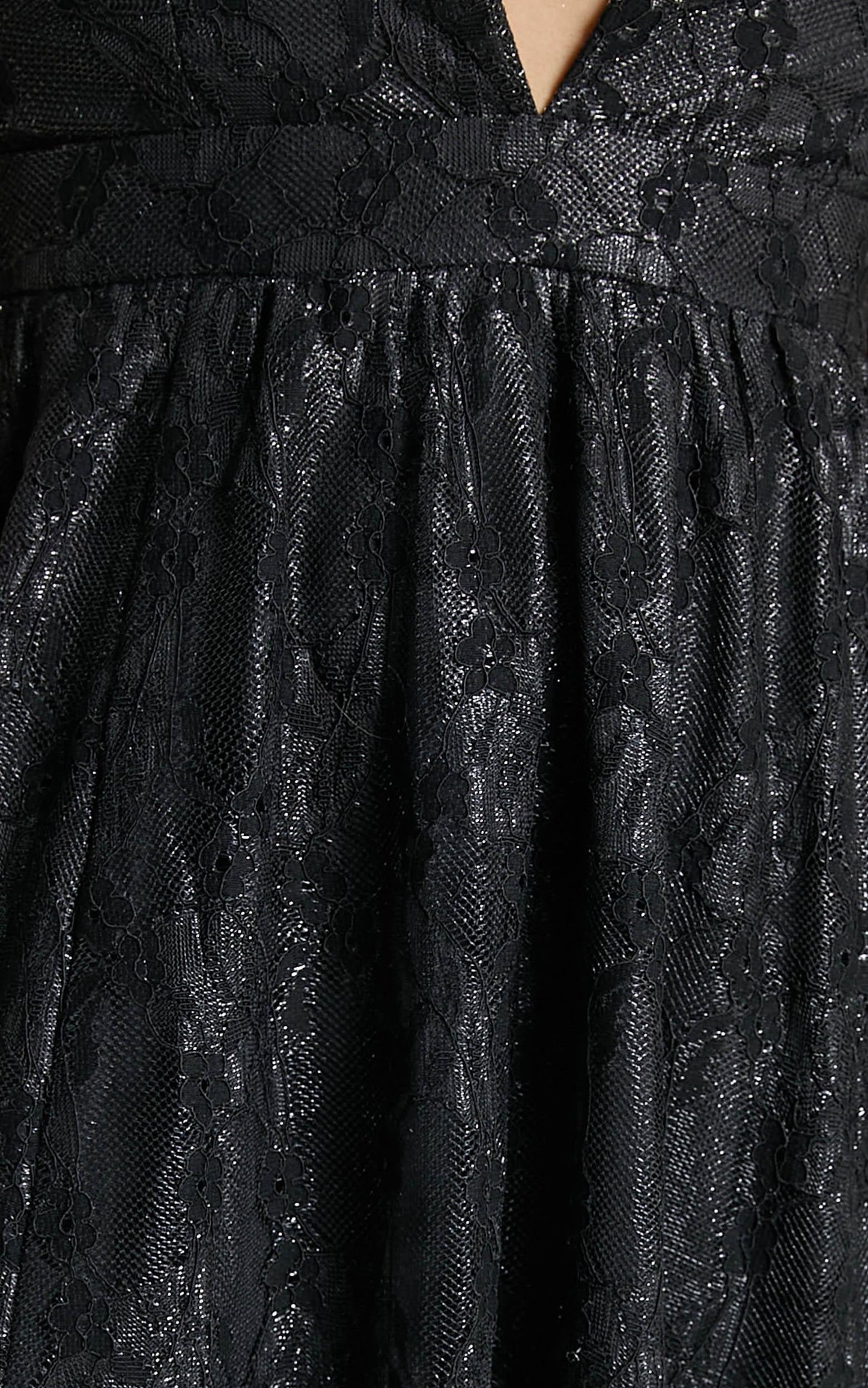 See Some Places Dress in Black Lace