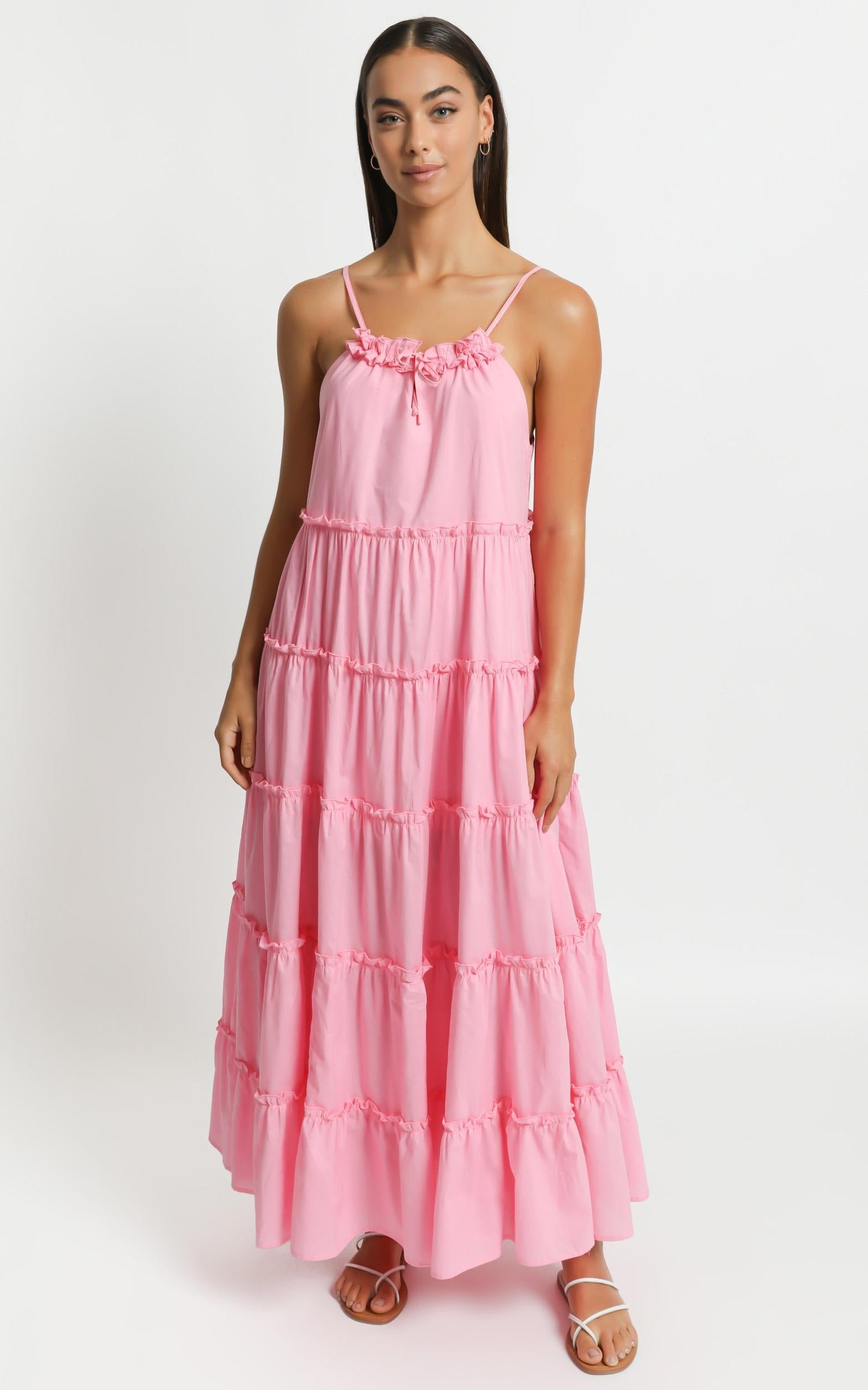 Charlie Holiday - Senorita Maxi Dress in Bubblegum