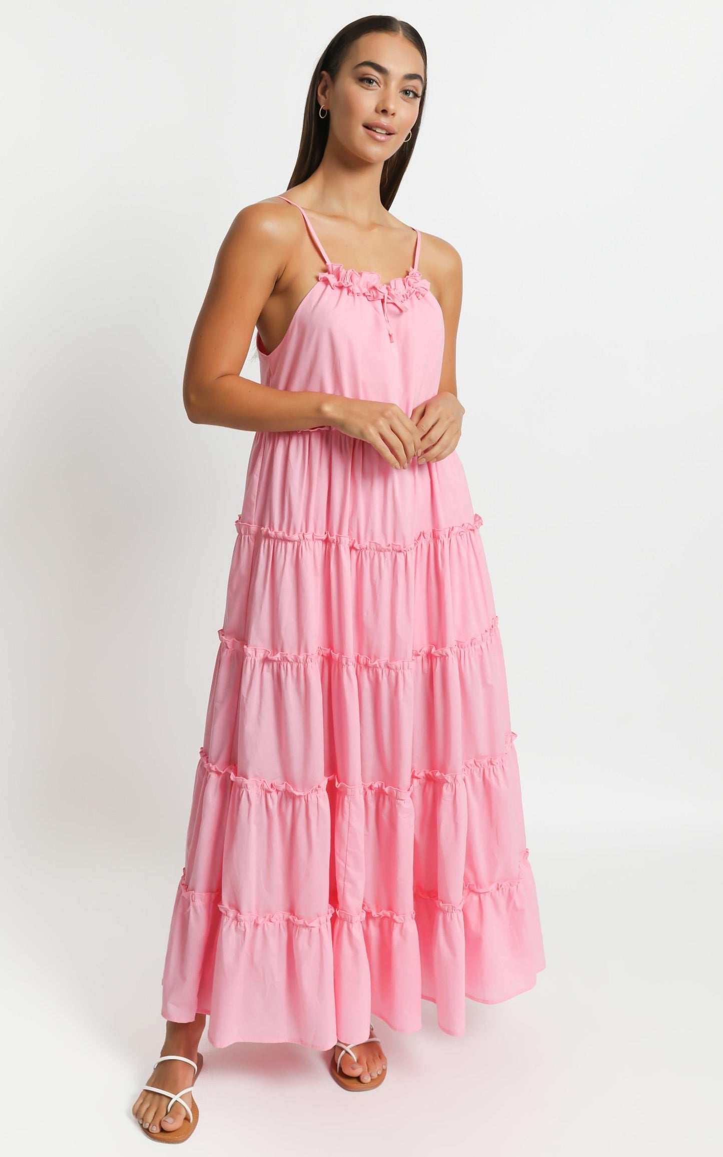 Charlie Holiday - Senorita Maxi Dress in Bubblegum
