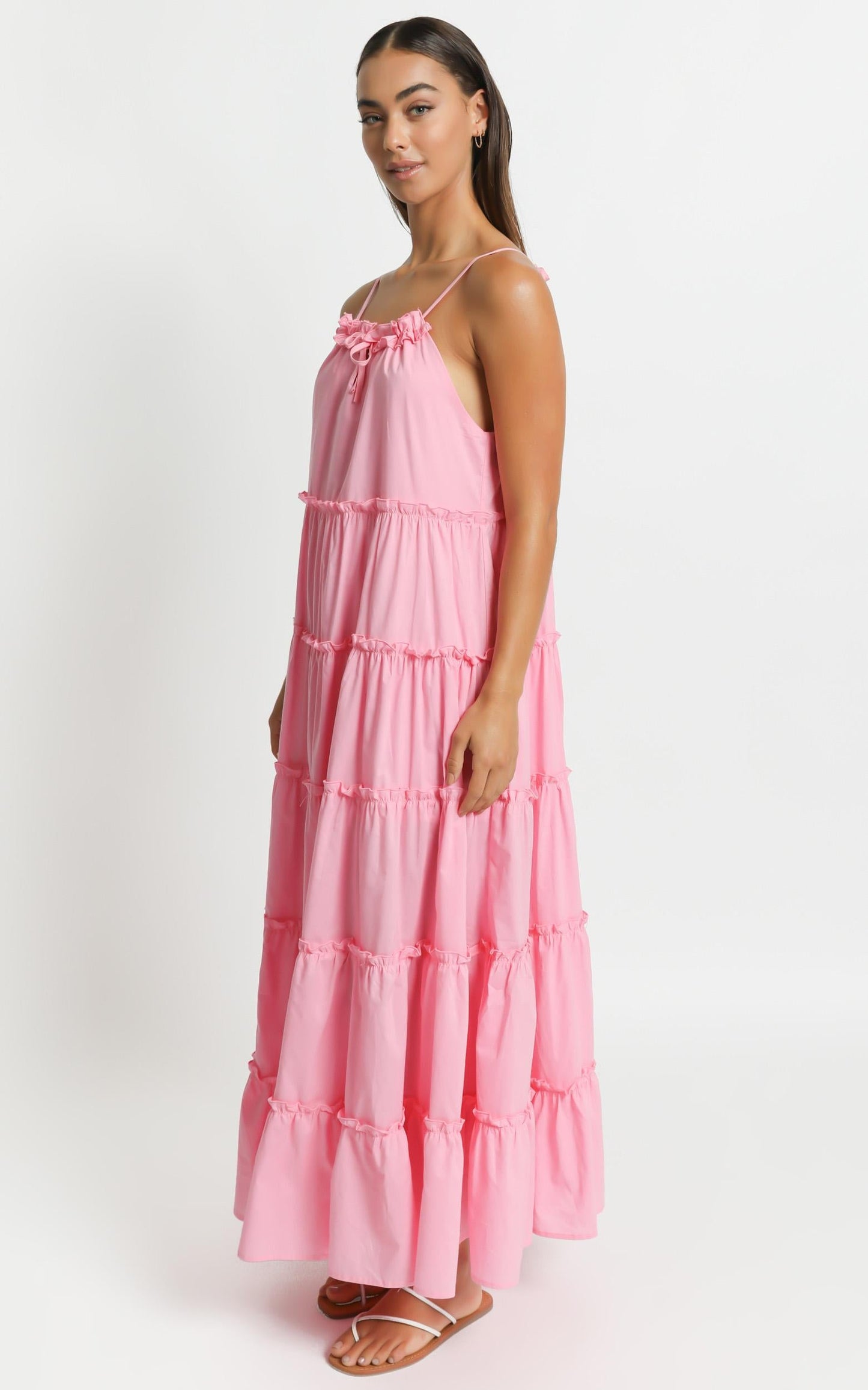 Charlie Holiday - Senorita Maxi Dress in Bubblegum