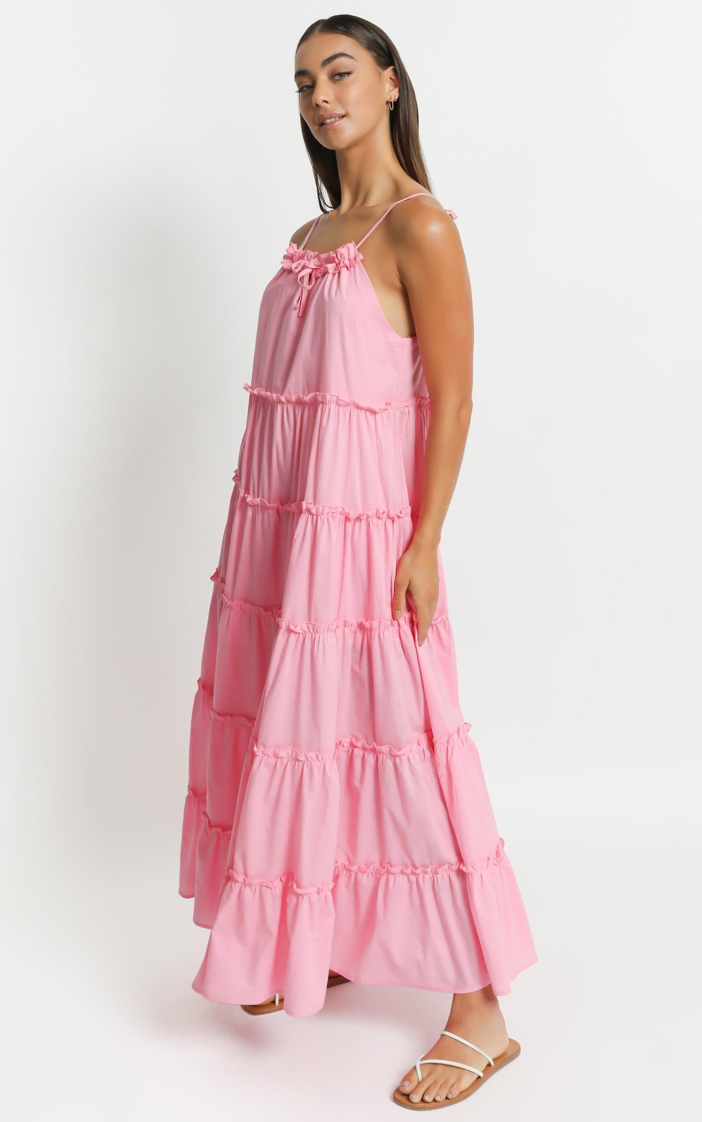 Charlie Holiday - Senorita Maxi Dress in Bubblegum