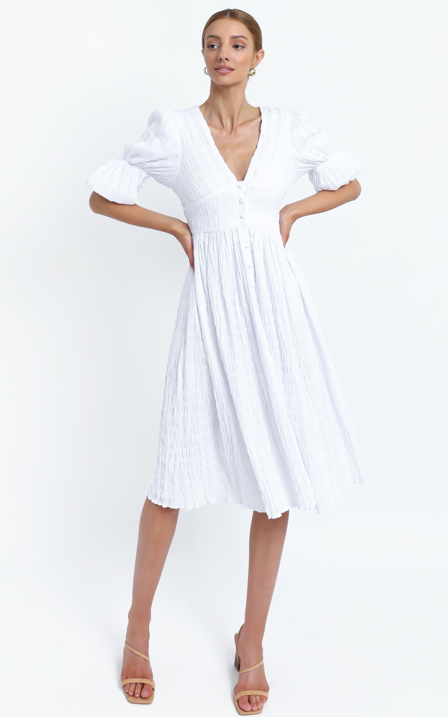 Seychelles Dress in White