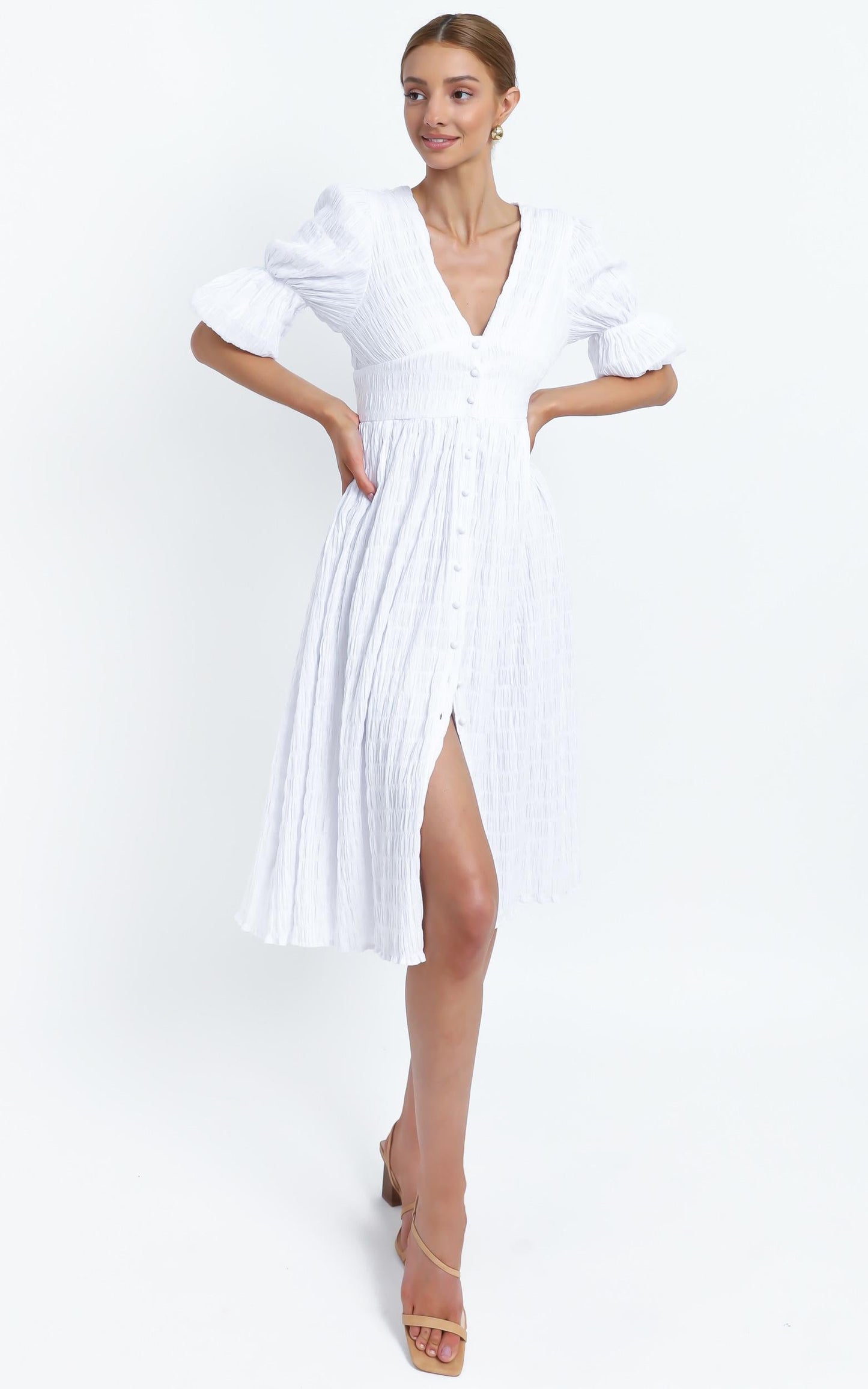 Seychelles Dress in White