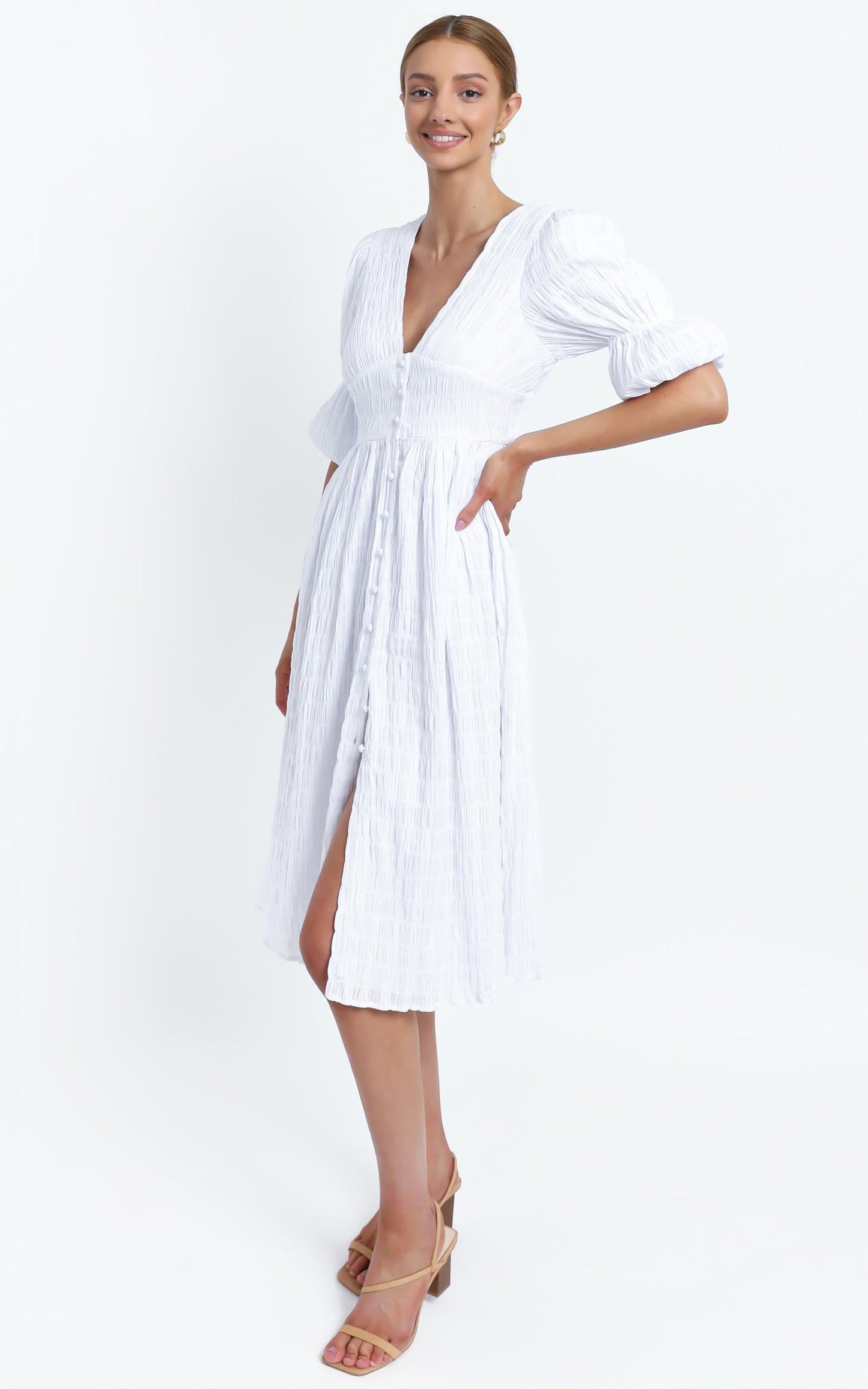 Seychelles Dress in White