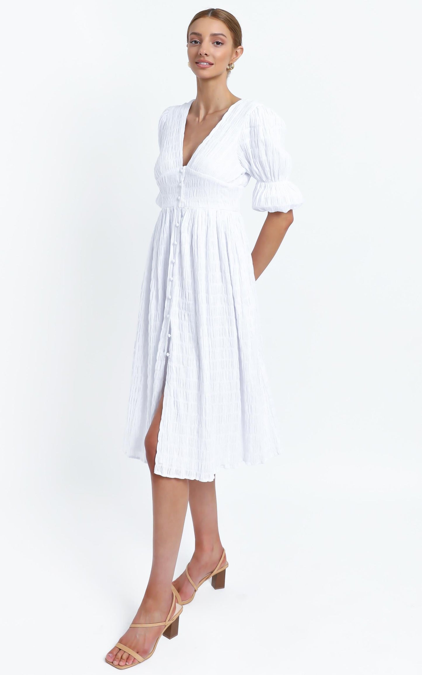 Seychelles Dress in White