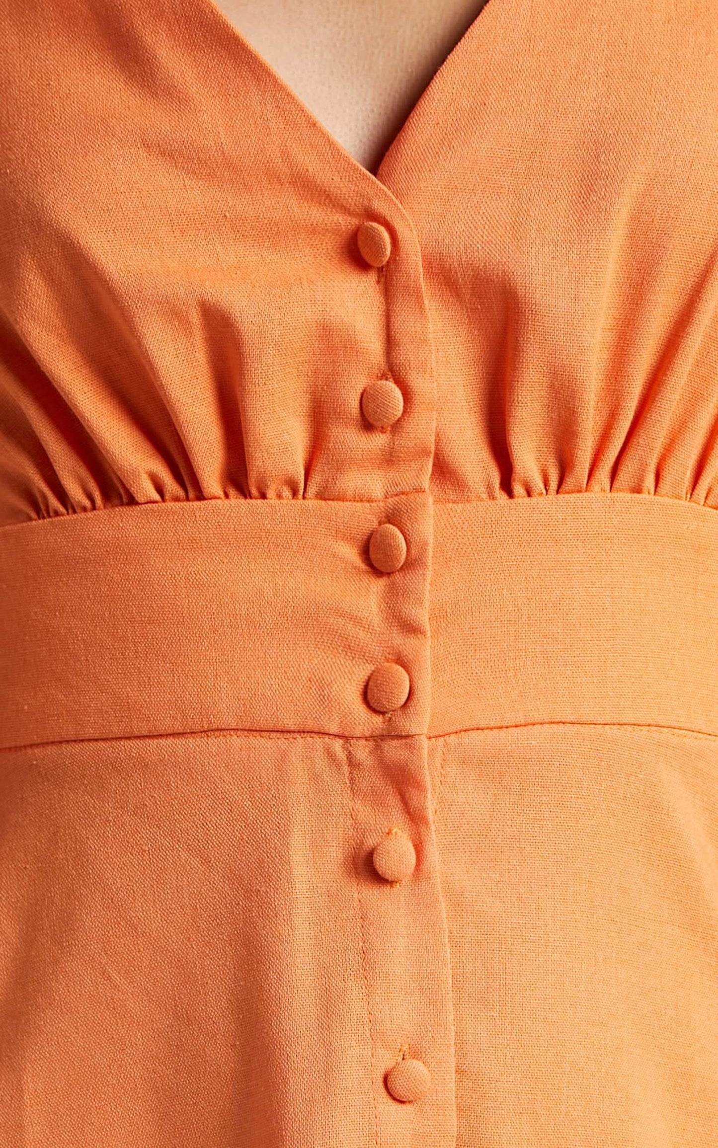 Tayla Dress in Tangerine