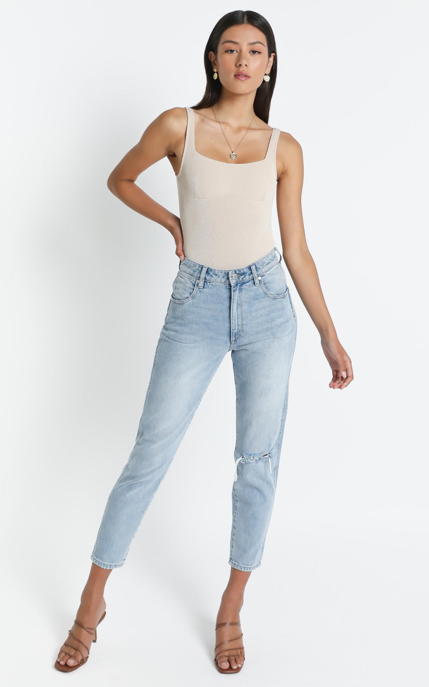 Sherie Bodysuit in Cream