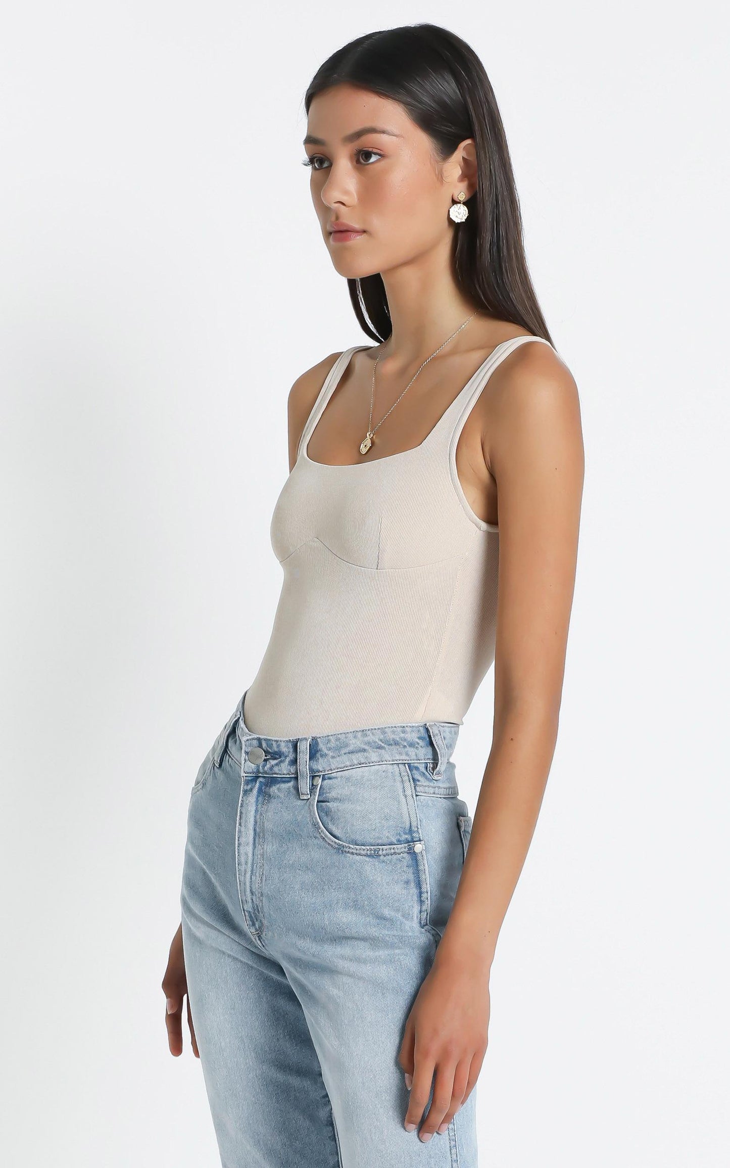 Sherie Bodysuit in Cream