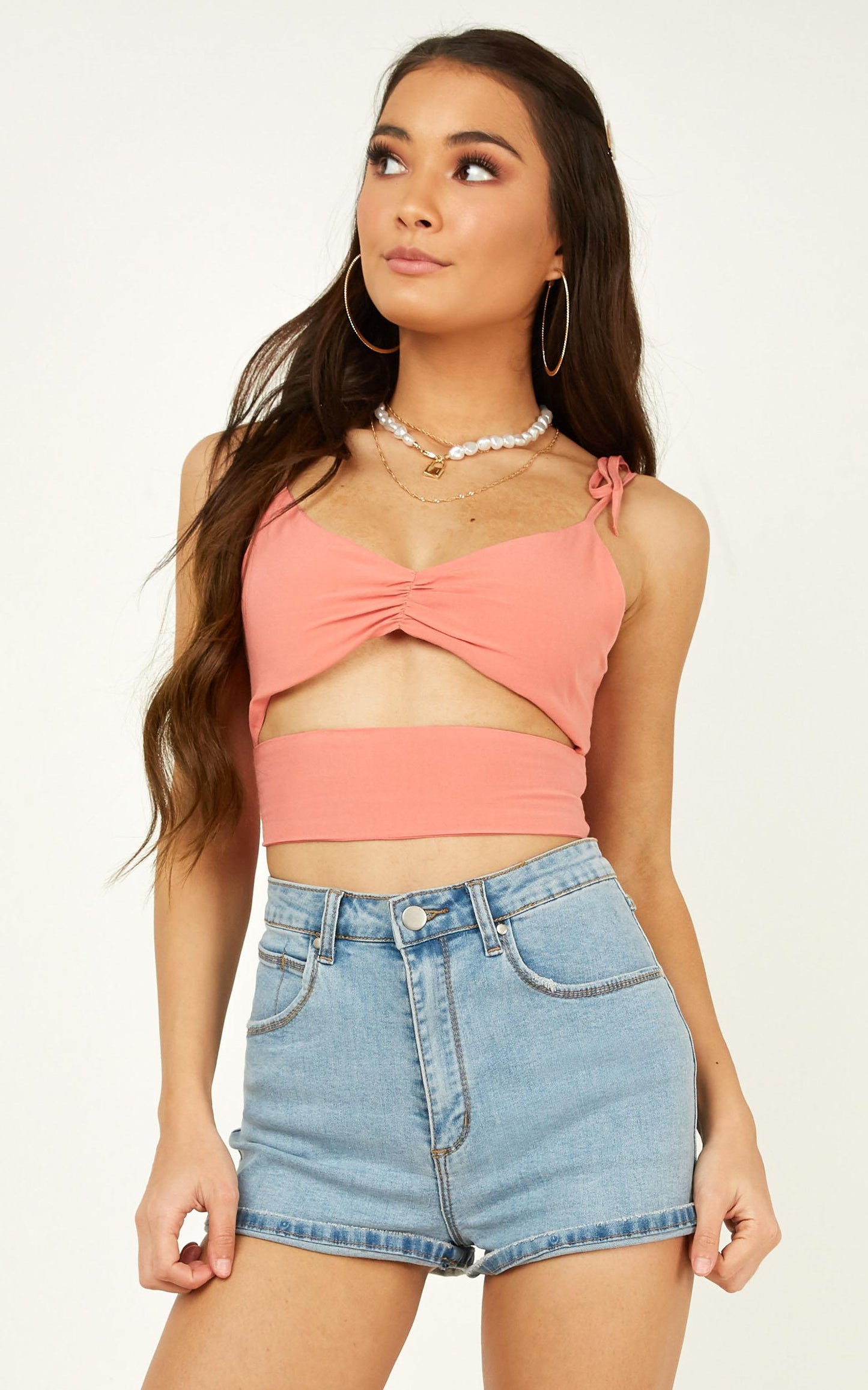 Made It Through Top in coral
