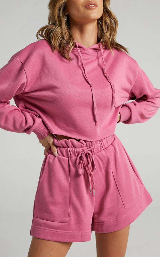 Step Around Shorts in Pink