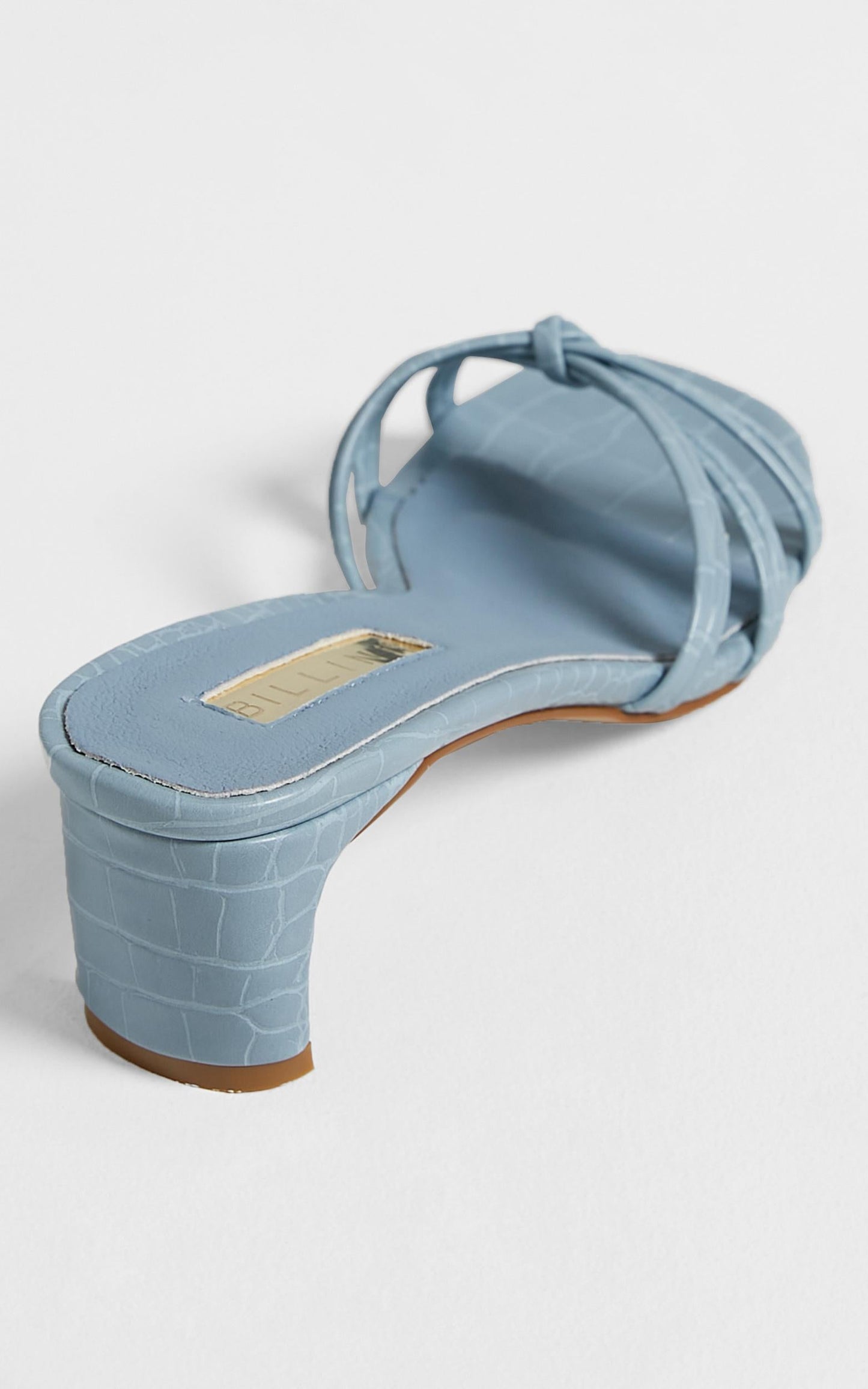 Billini - Siana Heels in Dusty Blue Croc
