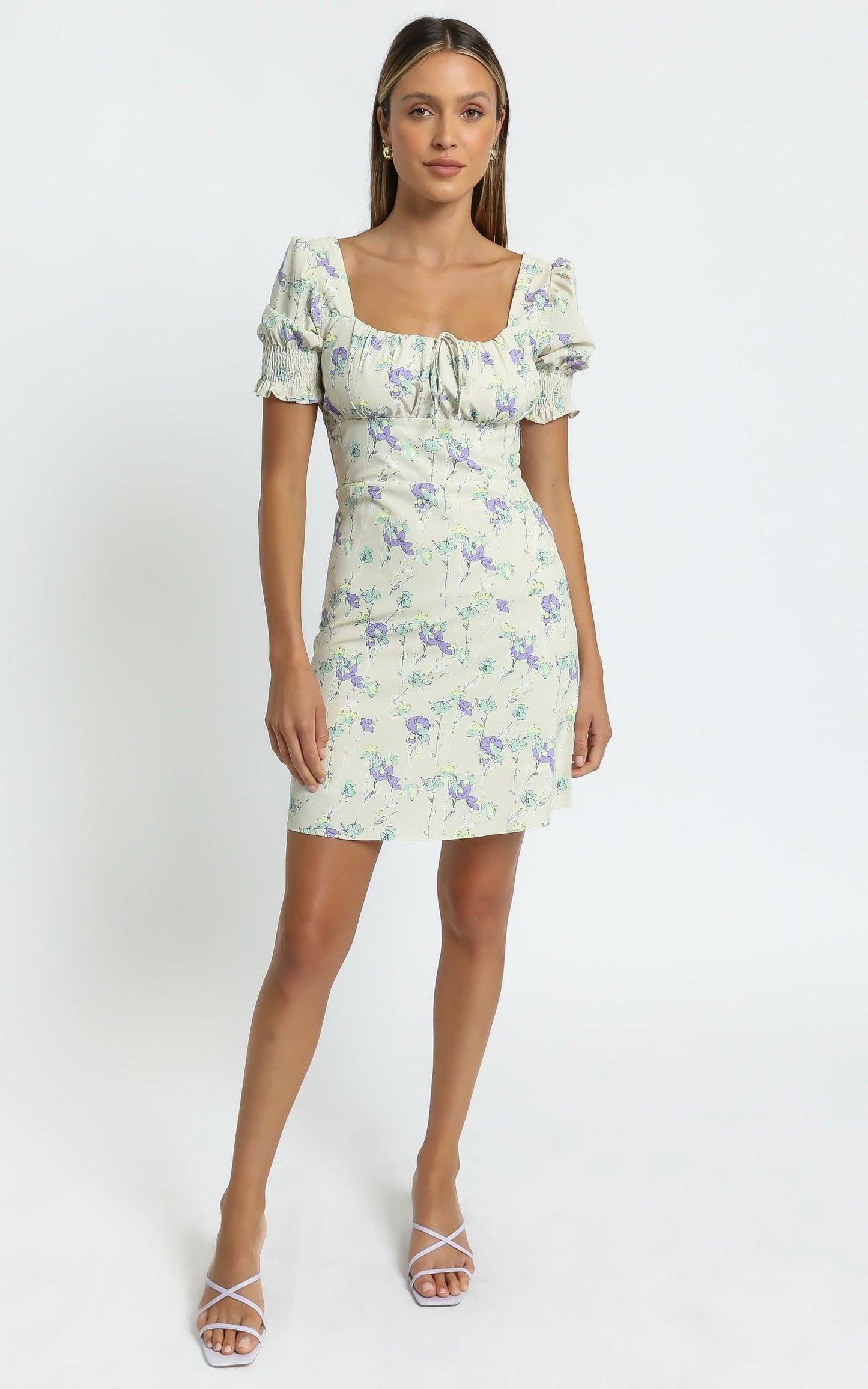 Sierra Dress in Yellow Floral