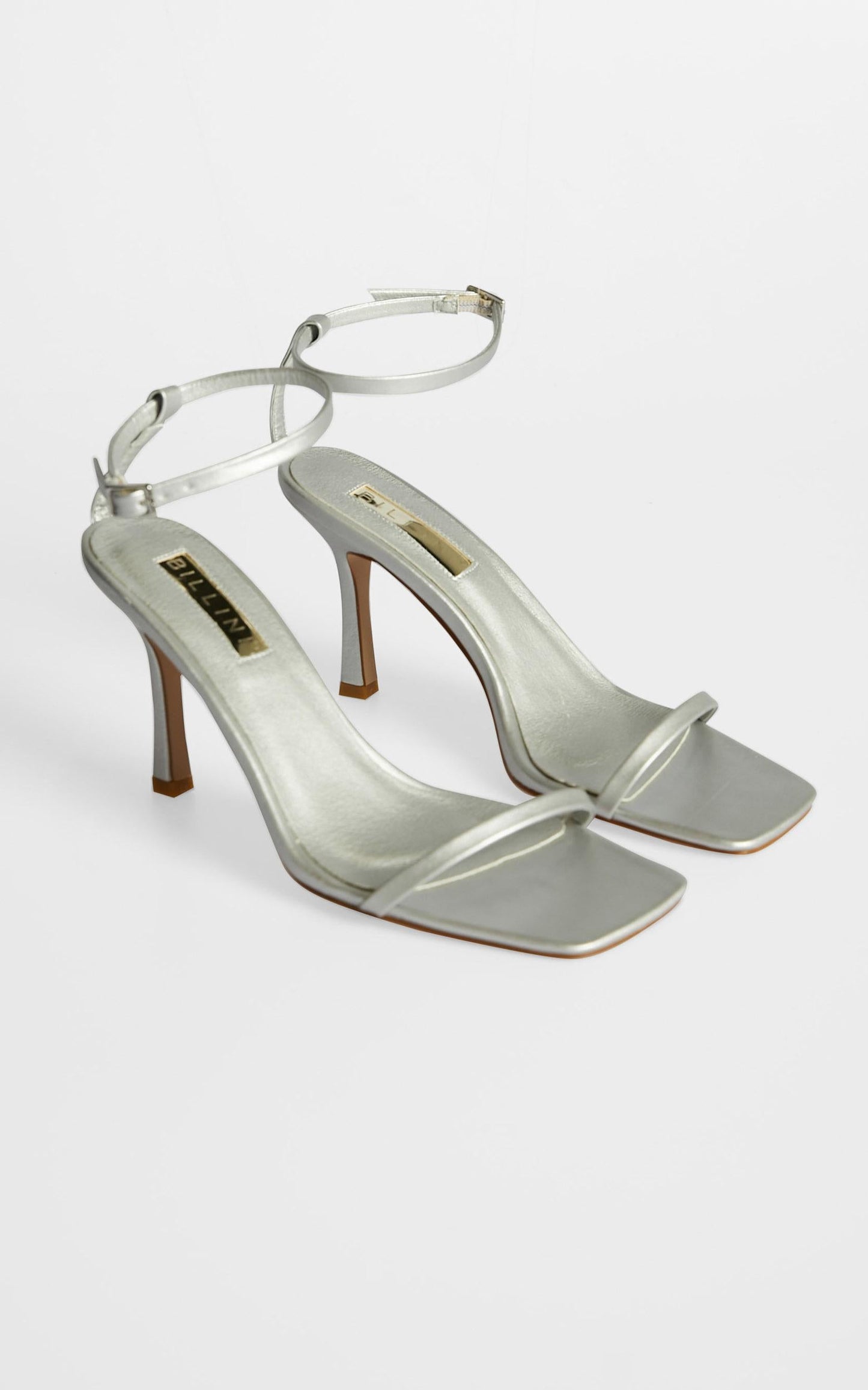 Billini - Salsa Heels in Matte Silver