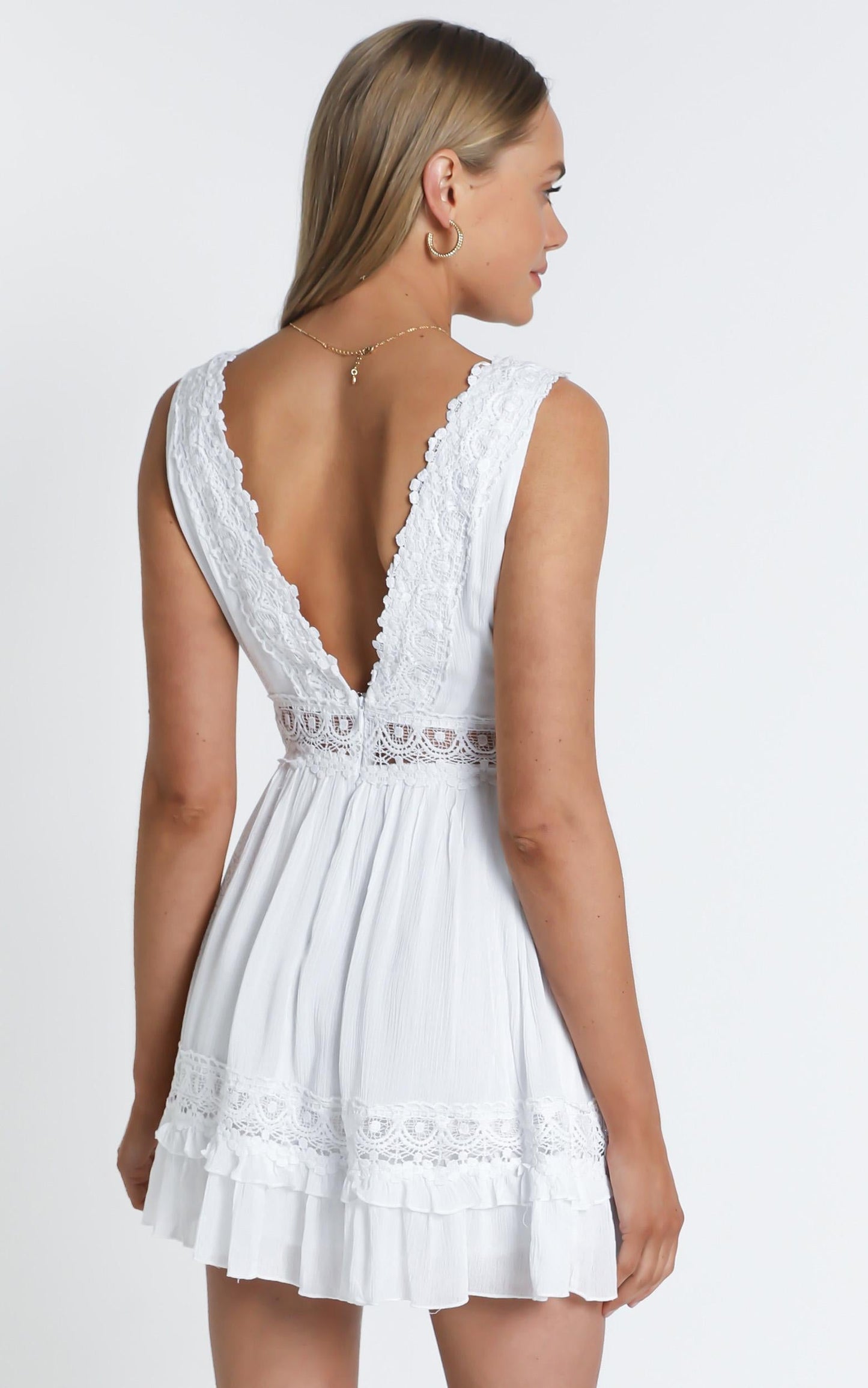Simple As That Dress In White