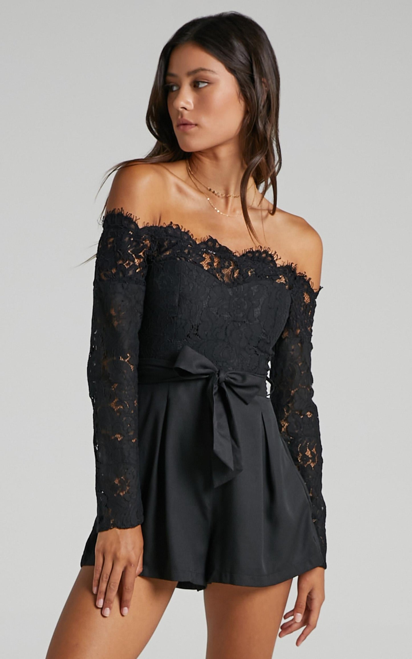 Since Youve Been Gone Playsuit in Black