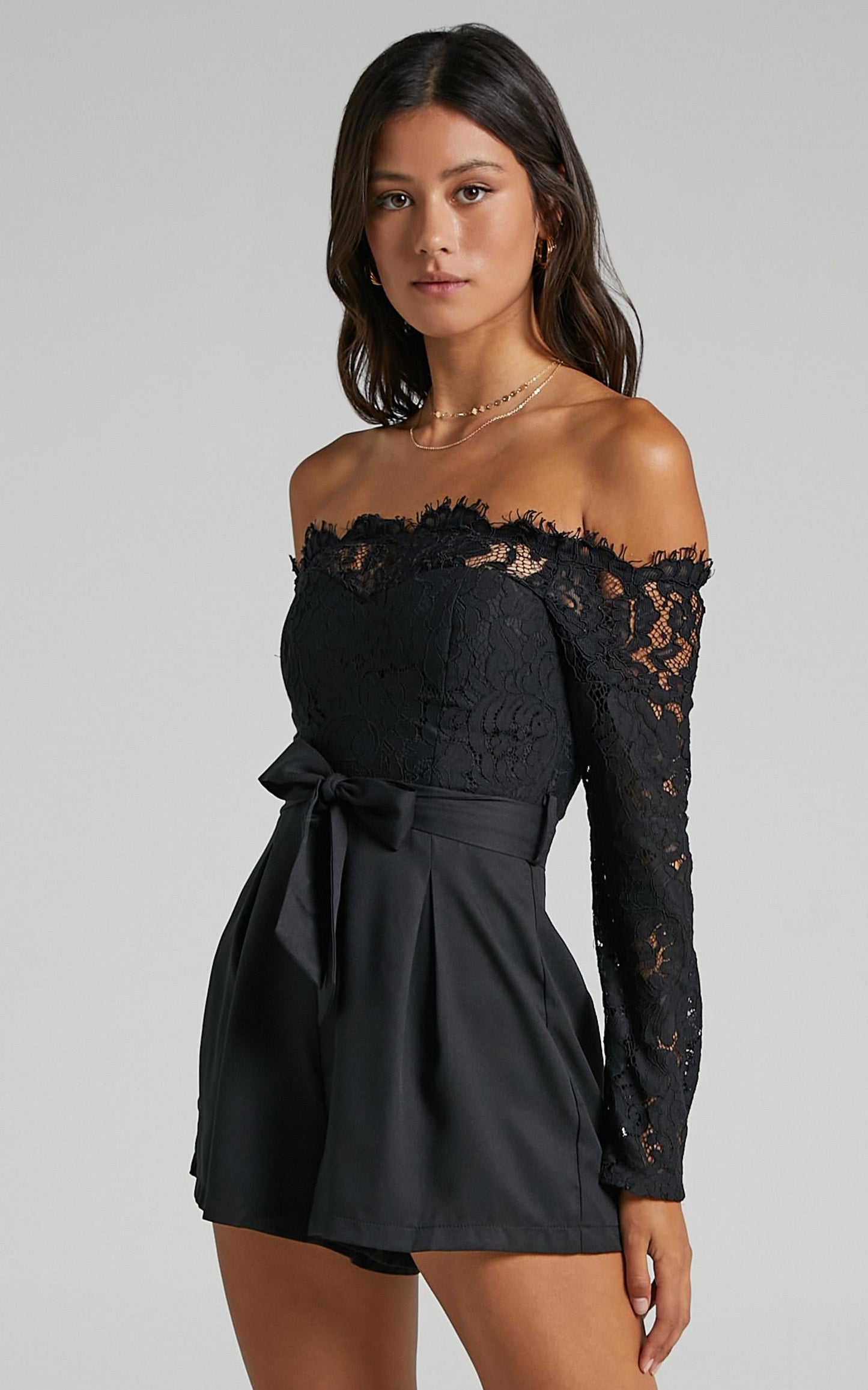 Since Youve Been Gone Playsuit in Black