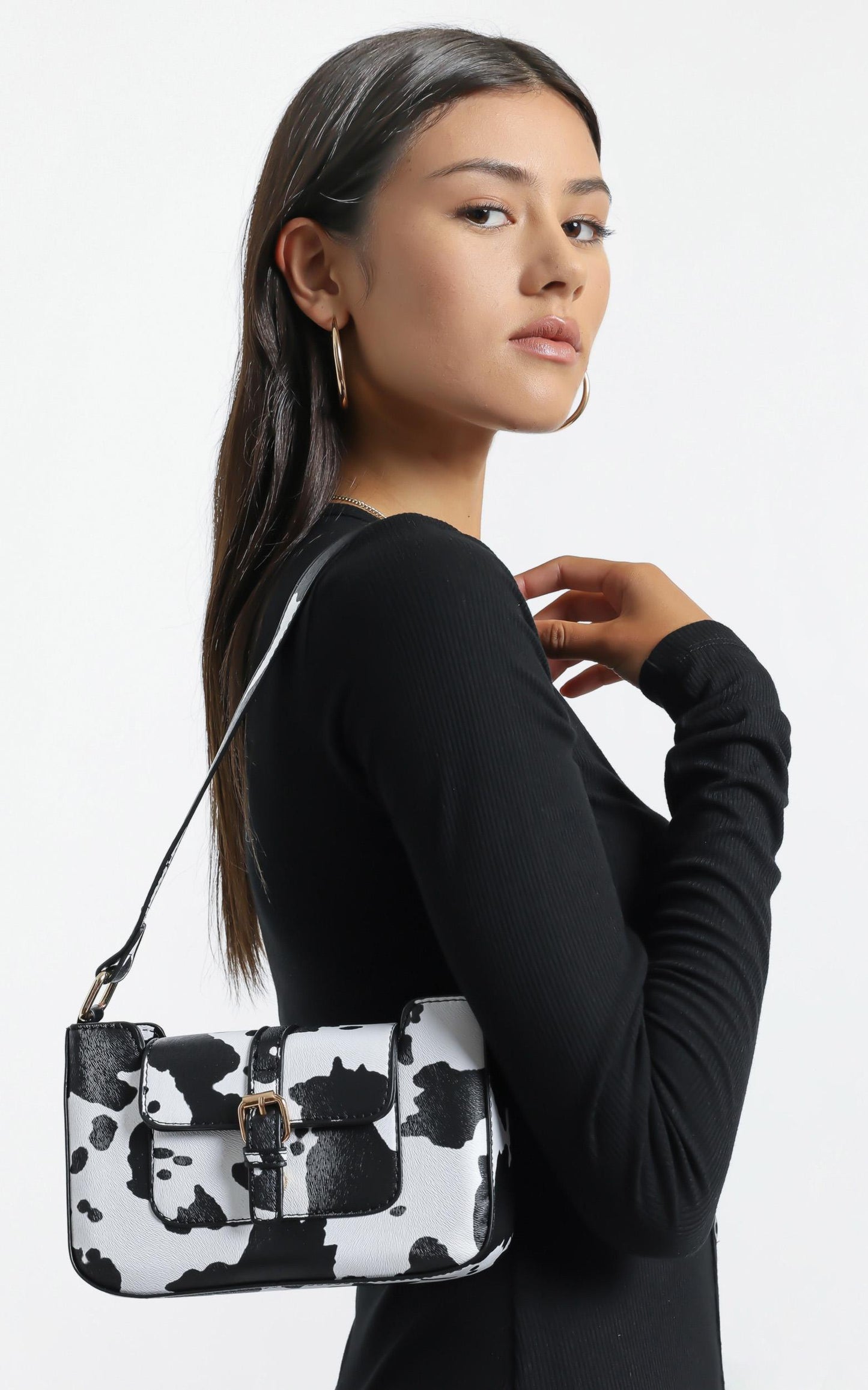 Sinead Bag in Cow Print