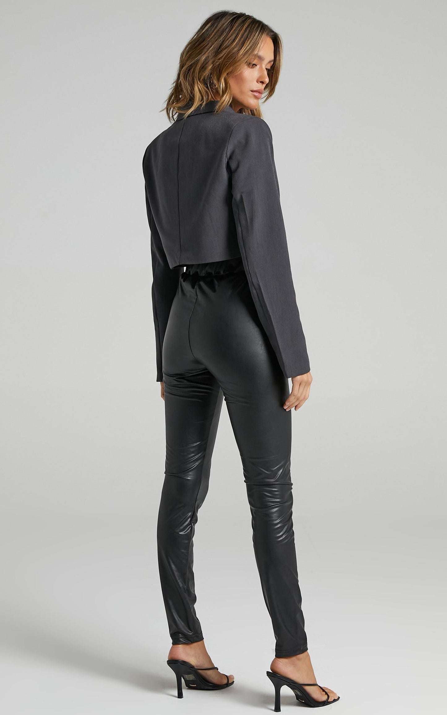 Sinead Pants in Black Leatherette