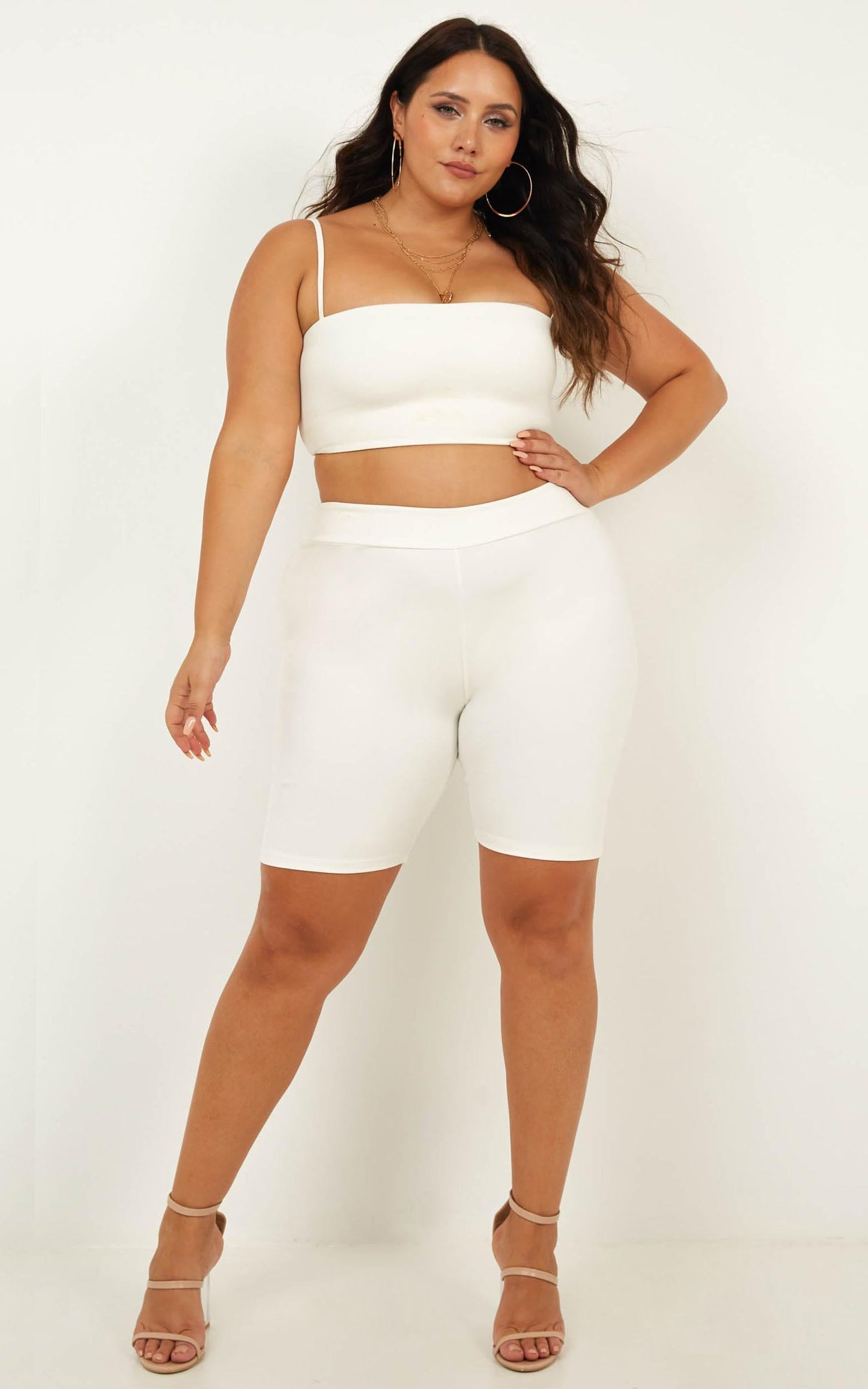 Making Moves Crop Top In White