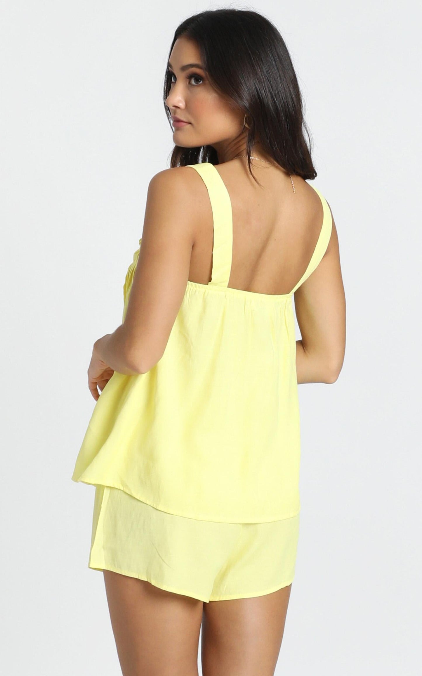 Sneak Peak Two Piece Set In Yellow