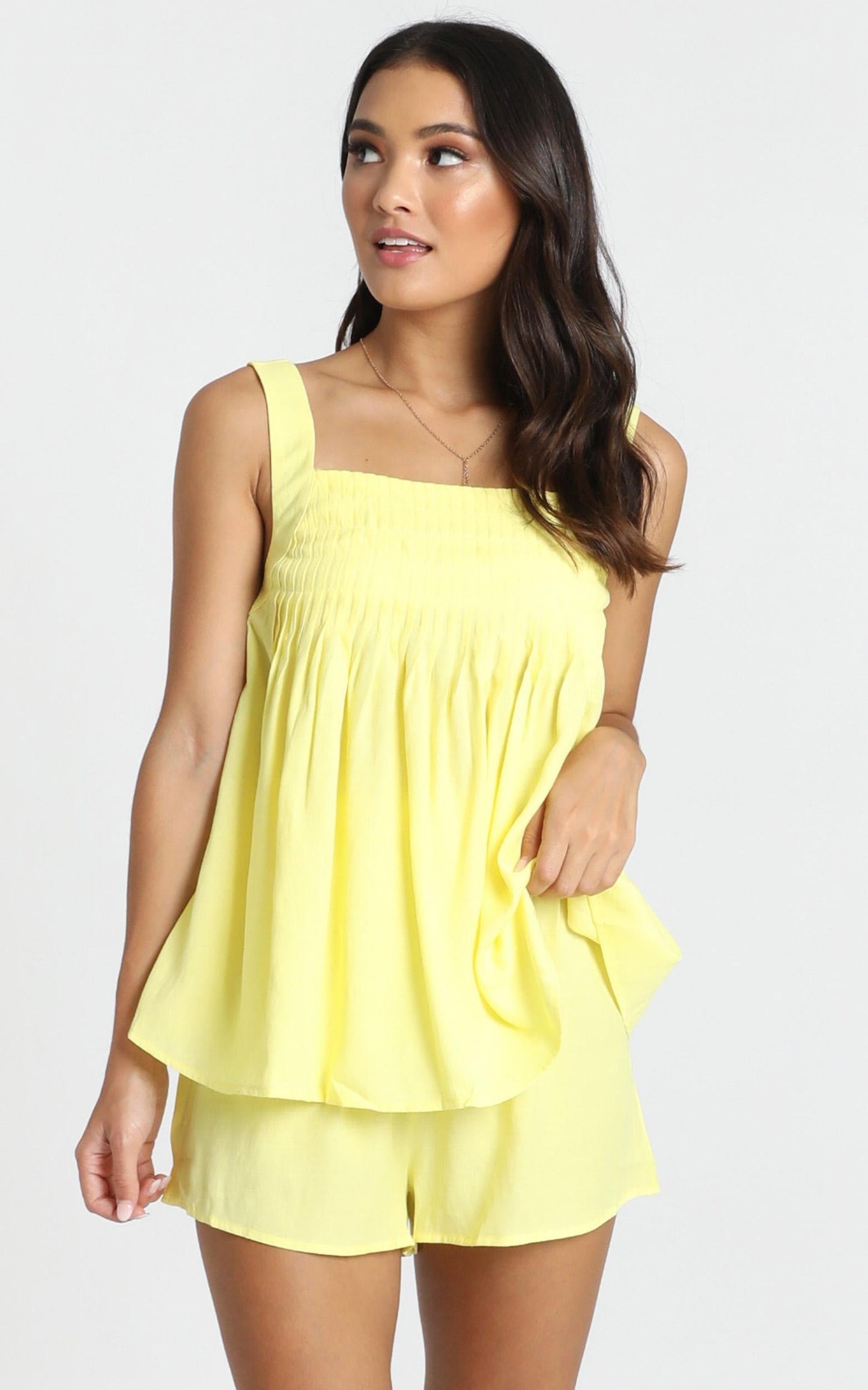 Sneak Peak Two Piece Set In Yellow