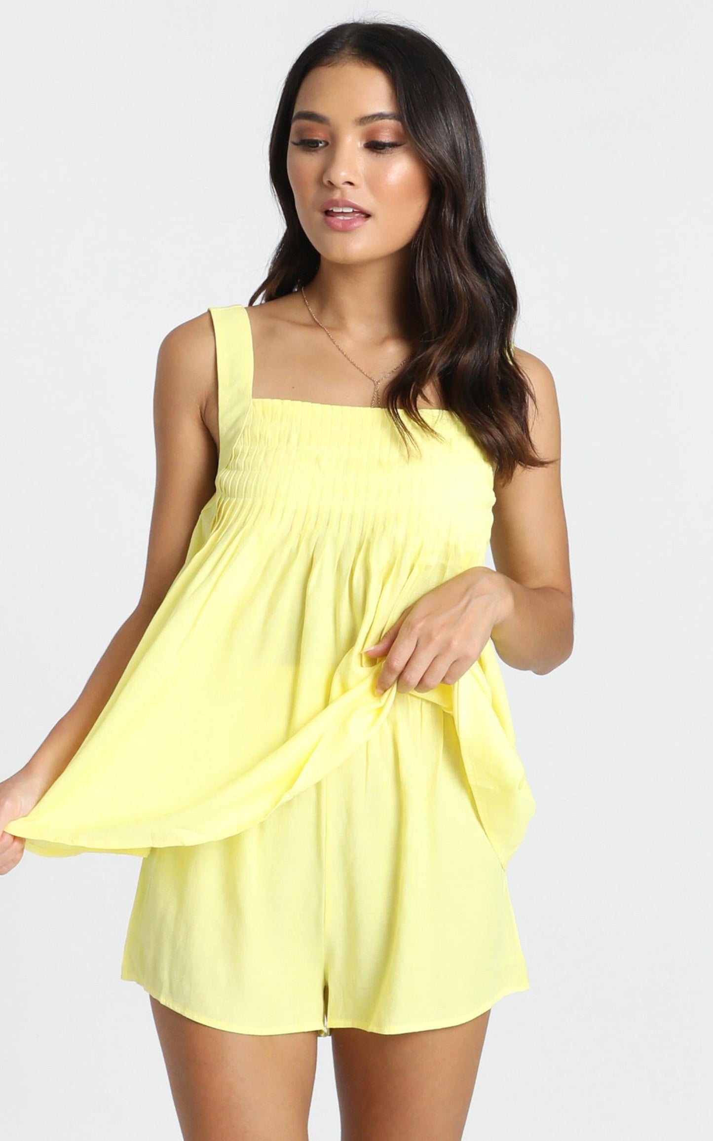 Sneak Peak Two Piece Set In Yellow