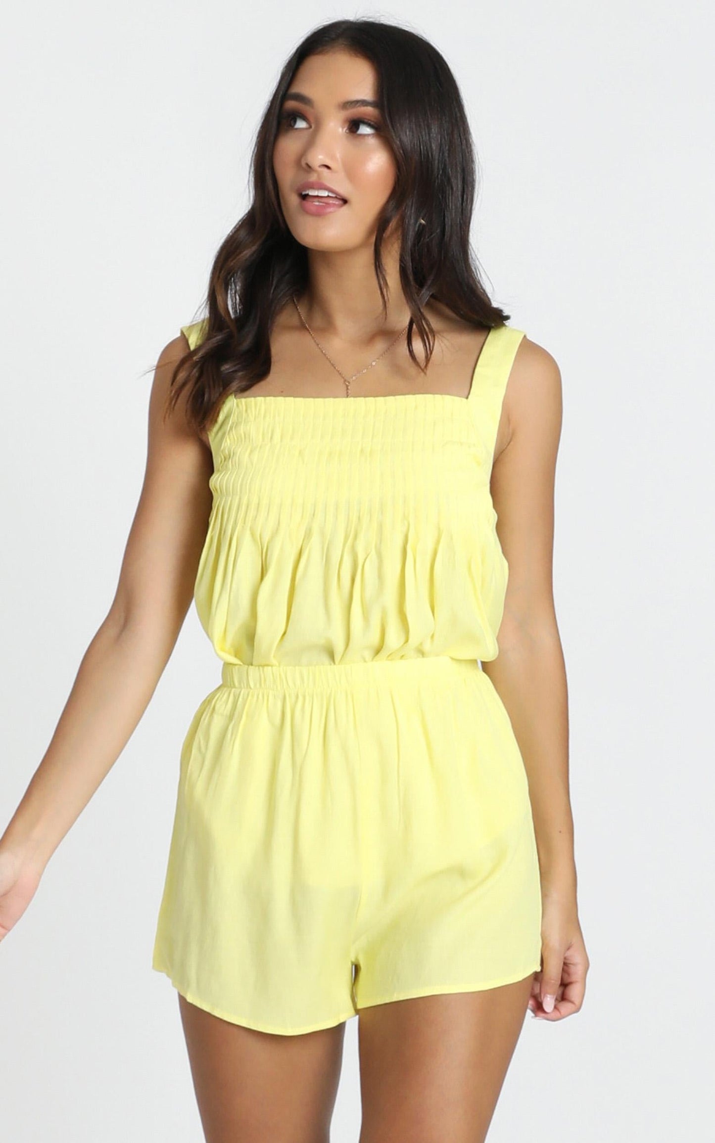 Sneak Peak Two Piece Set In Yellow