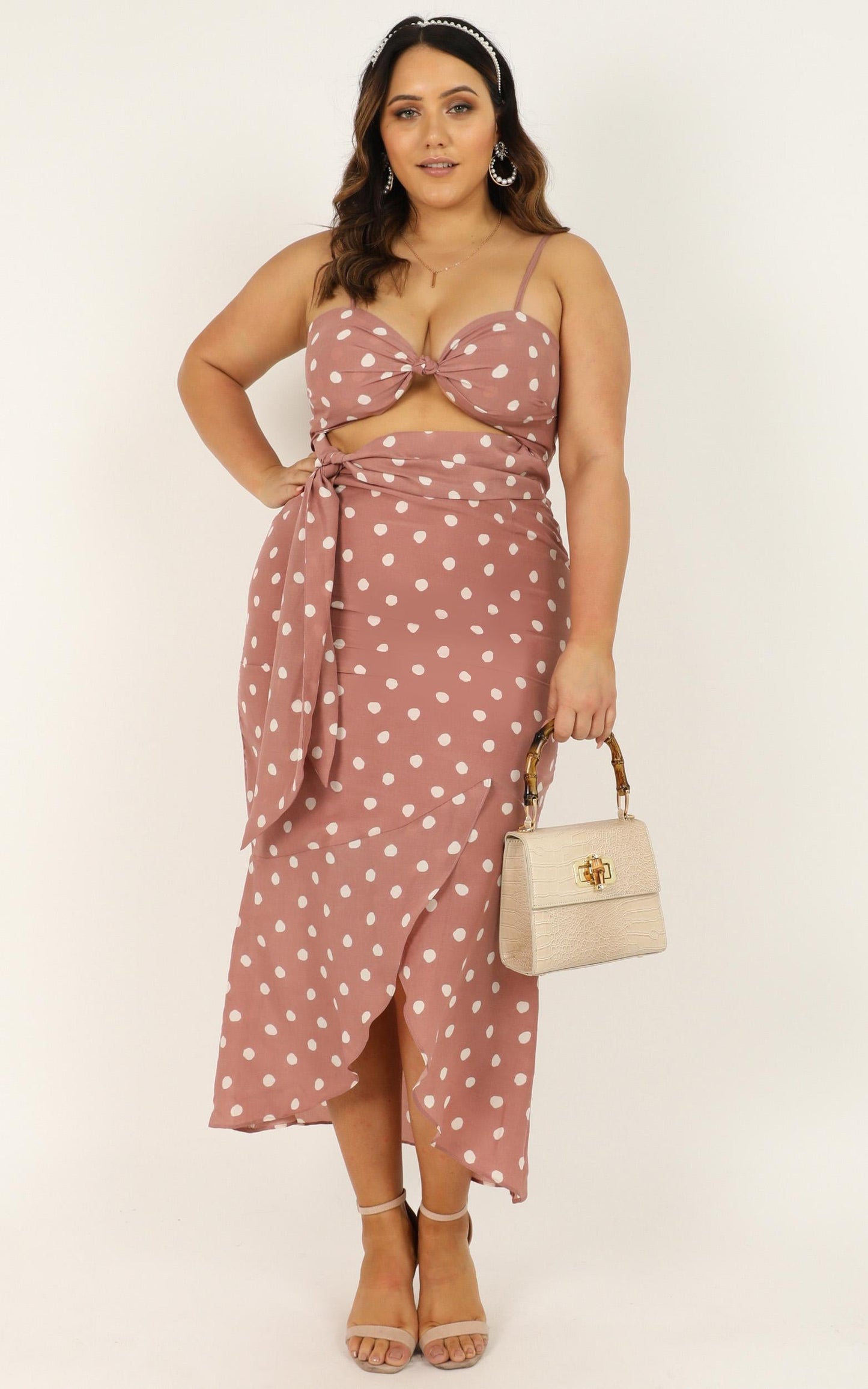 So You Think Youre Lovely Dress In Dusty Rose Spot