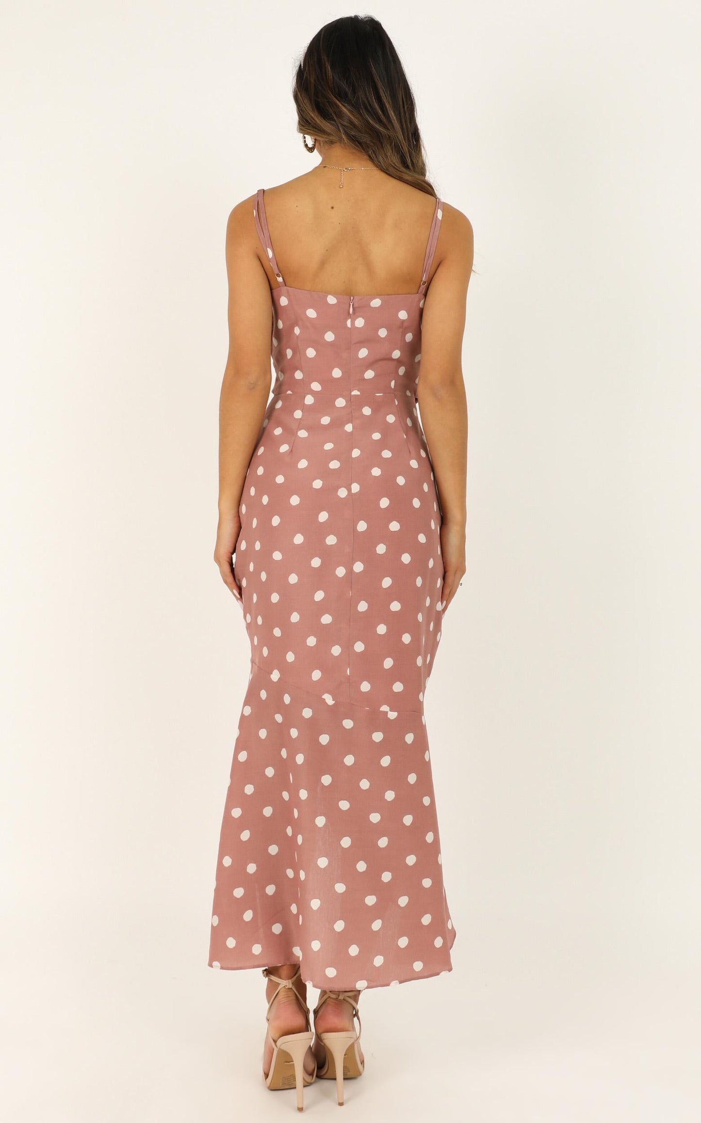 So You Think Youre Lovely Dress In Dusty Rose Spot