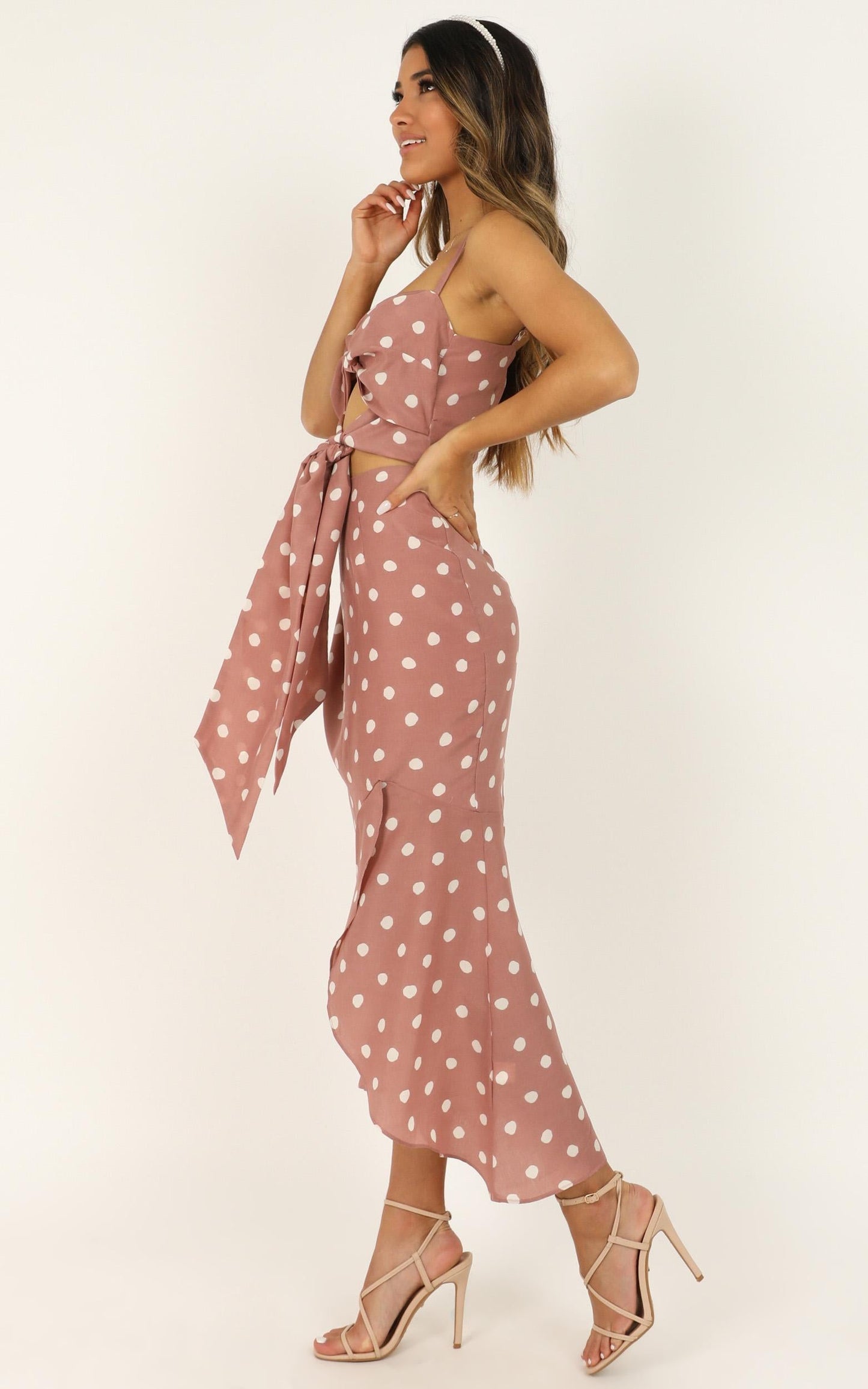 So You Think Youre Lovely Dress In Dusty Rose Spot