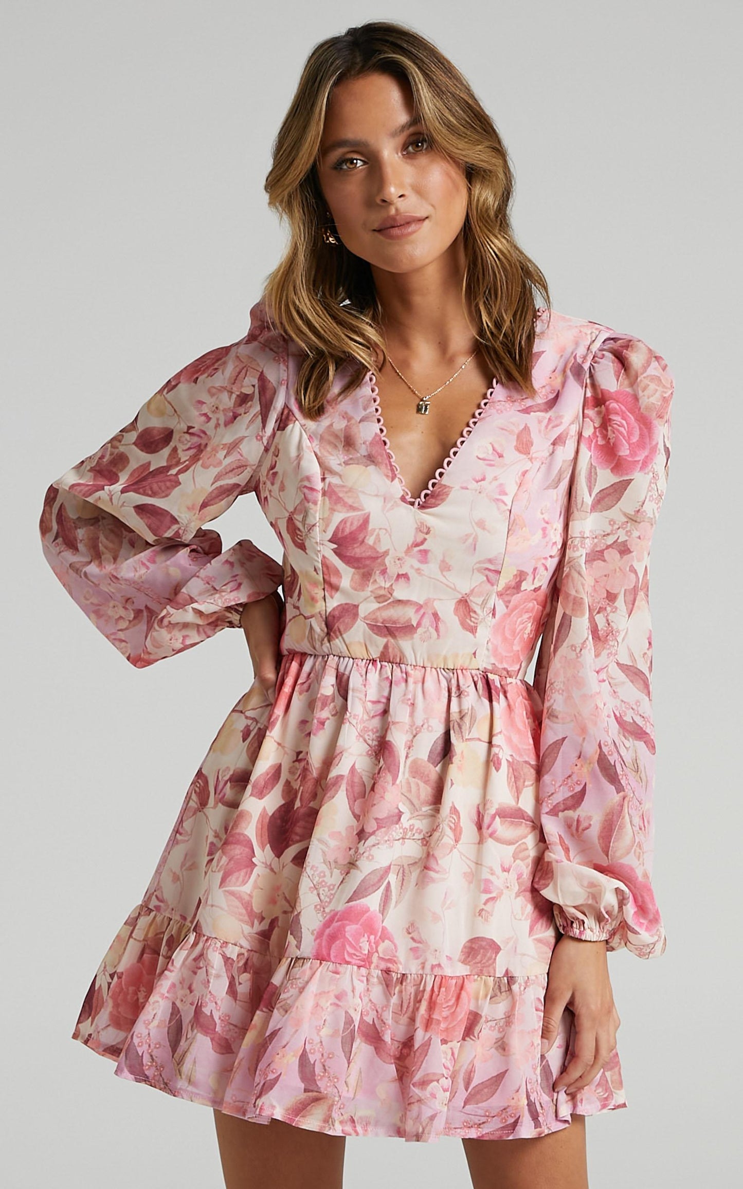 Khepri Dress in Soft Floral