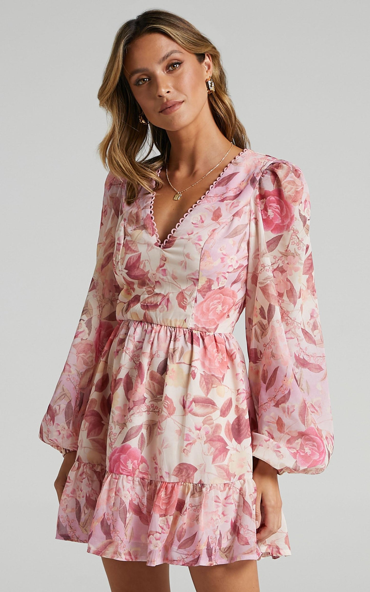 Khepri Dress in Soft Floral