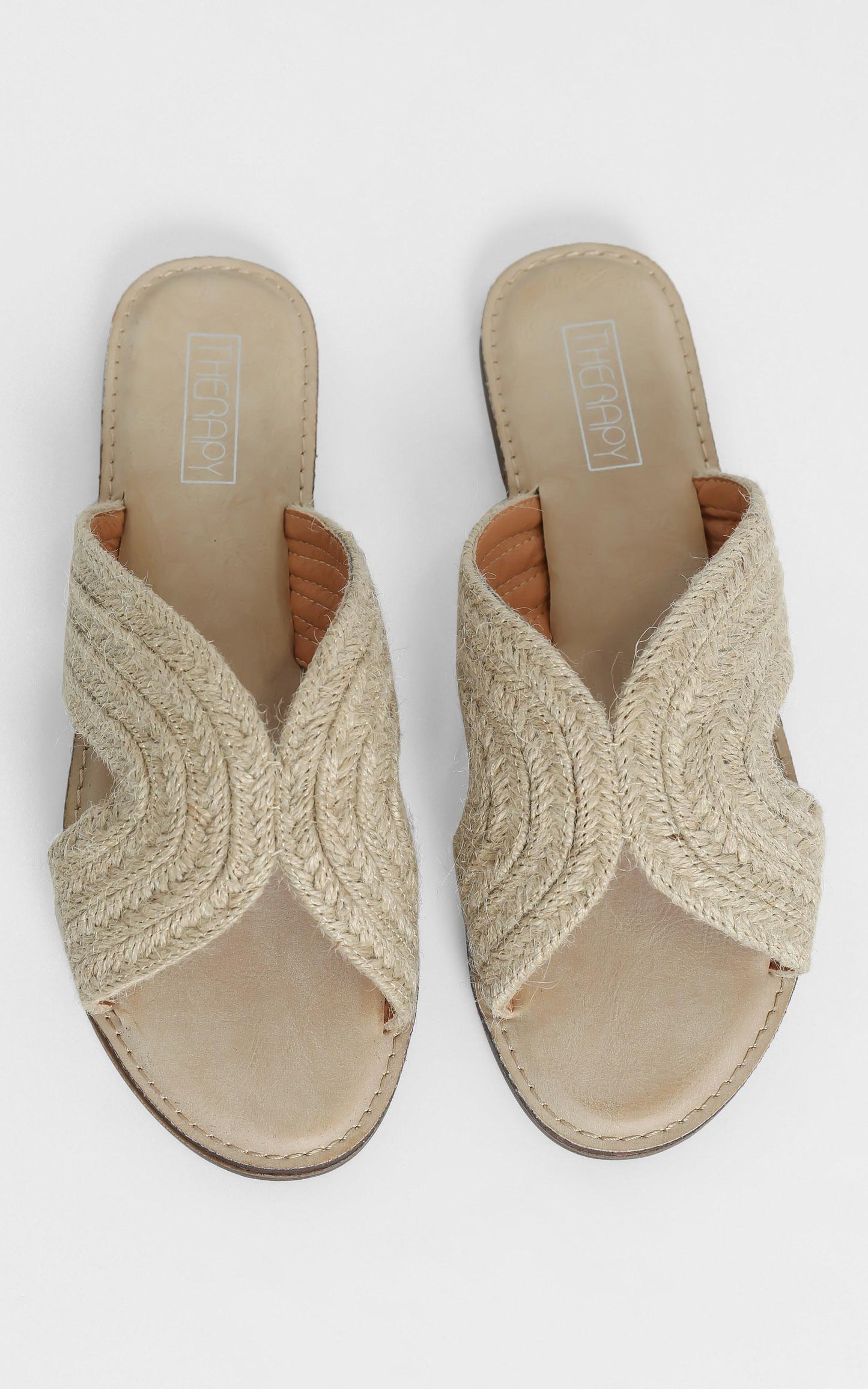 Therapy - Monzi Slides in Natural Raffia
